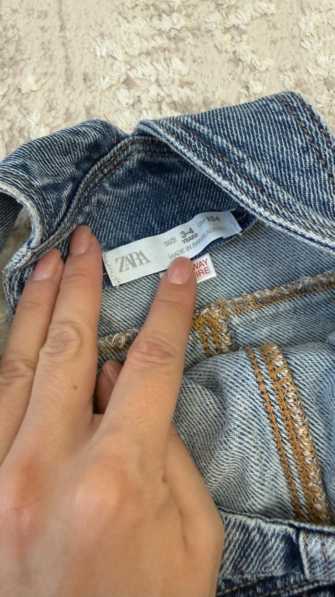Zara Джинсовый комбинезон Zara — фото 2