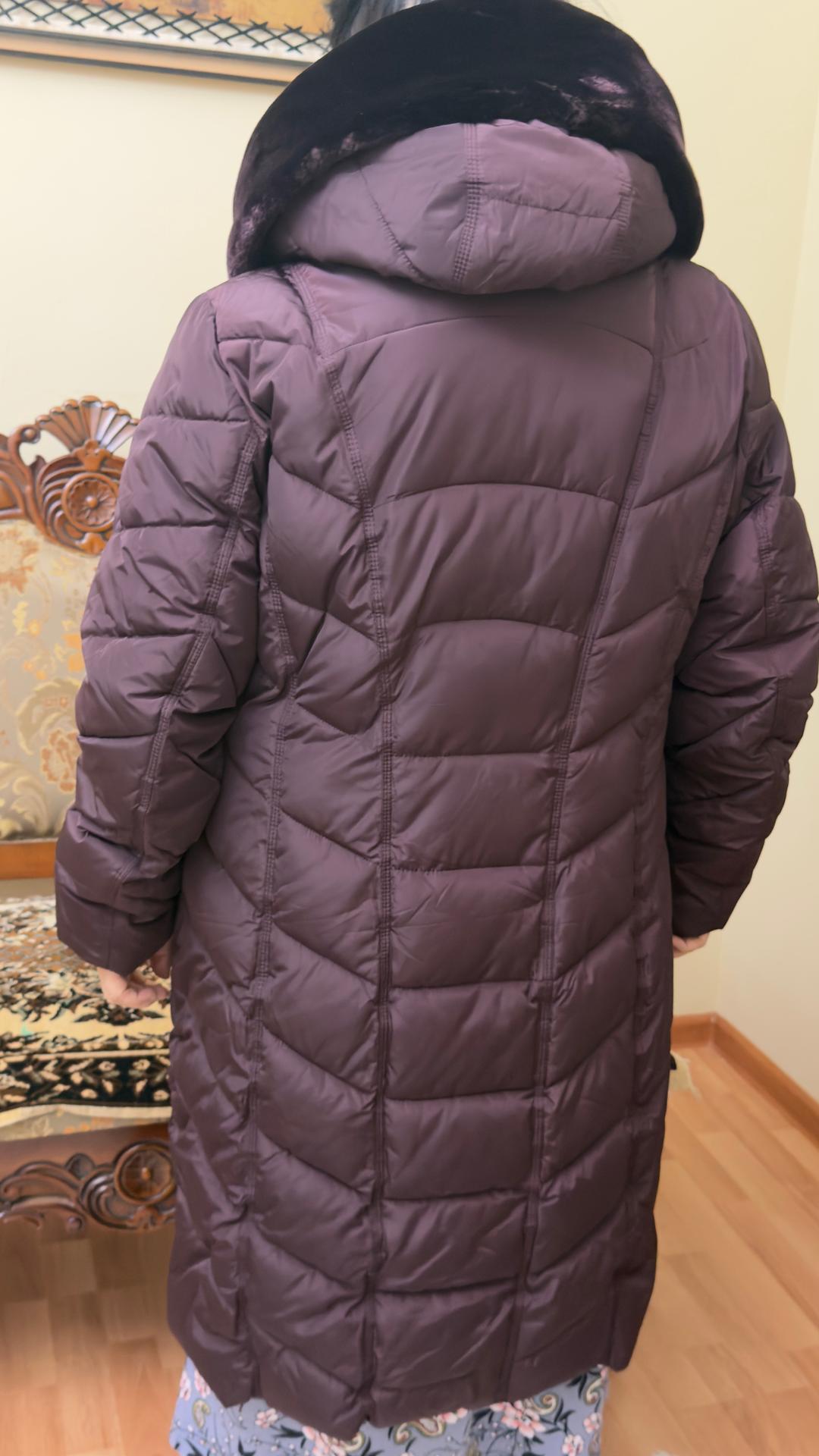 Нет бренда Стеганый пуховик с капюшоном — фото 2