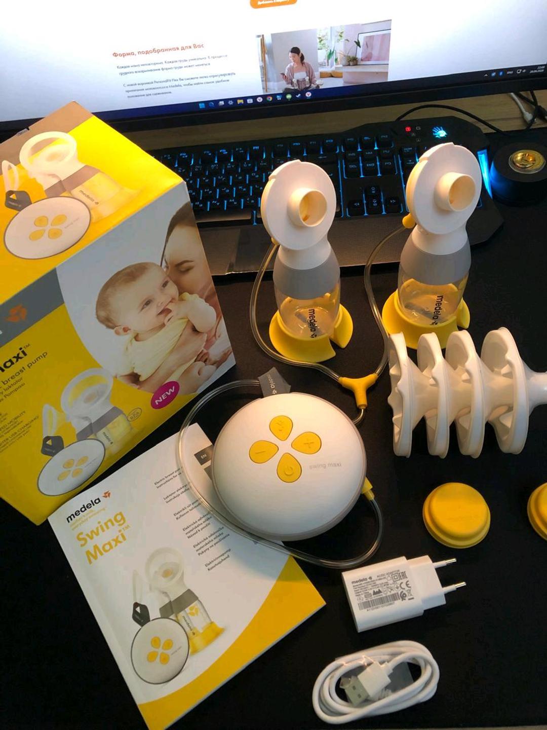 Medela Молокоотсос medela двойной оригинал — фото 2
