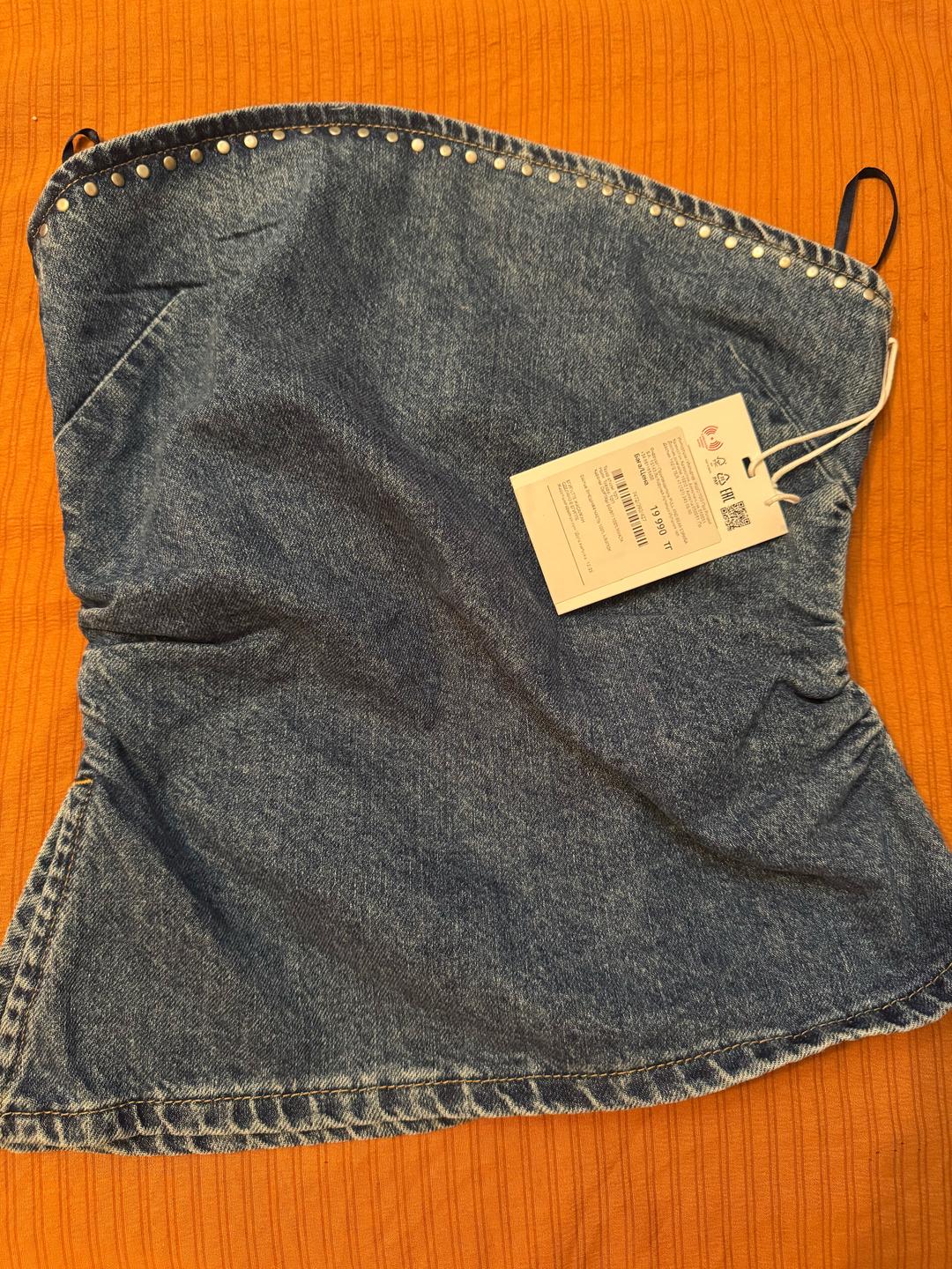 Pull & Bear Топ джинсовый новый Pull & Bear — фото 2