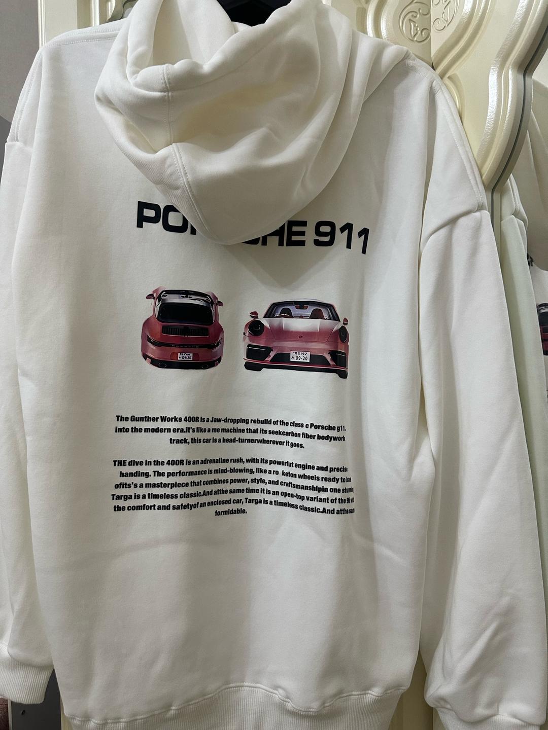 Нет бренда Белая толстовка Porsche 911 — фото 2