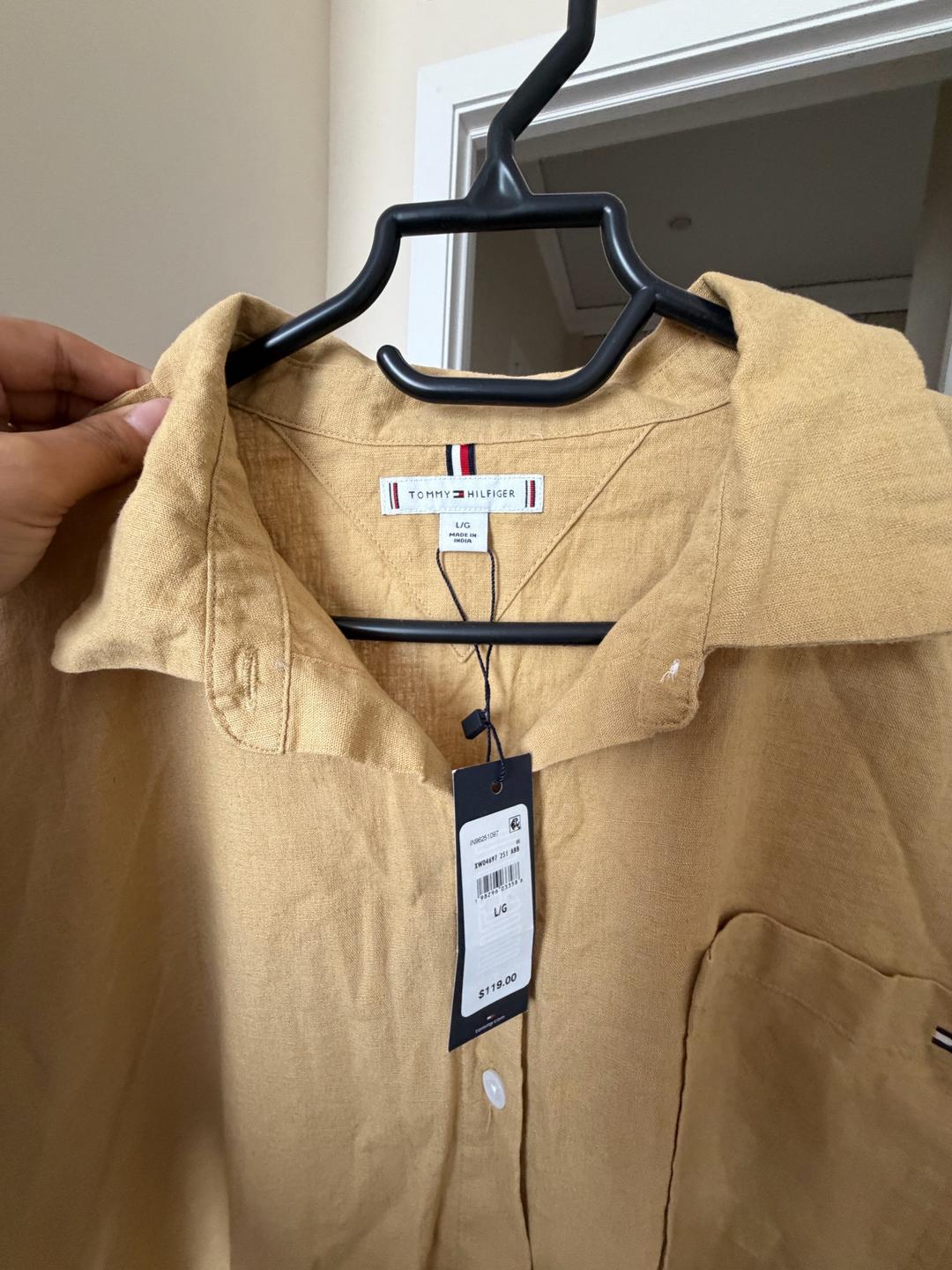 Tommy Hilfiger Платье лен Tommy Hilfiger — фото 2