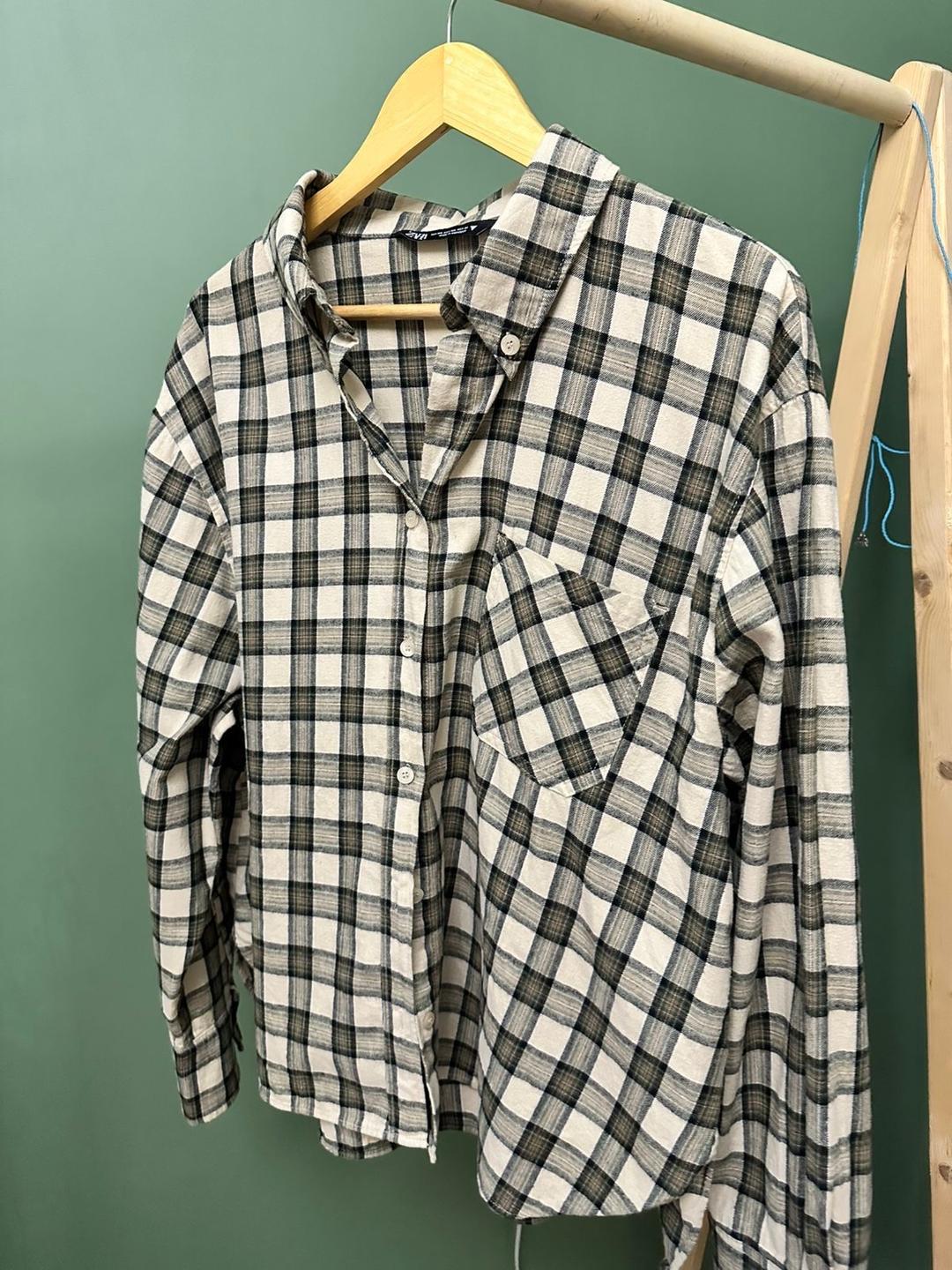 Zara Рубашка Zara фланель — фото 2