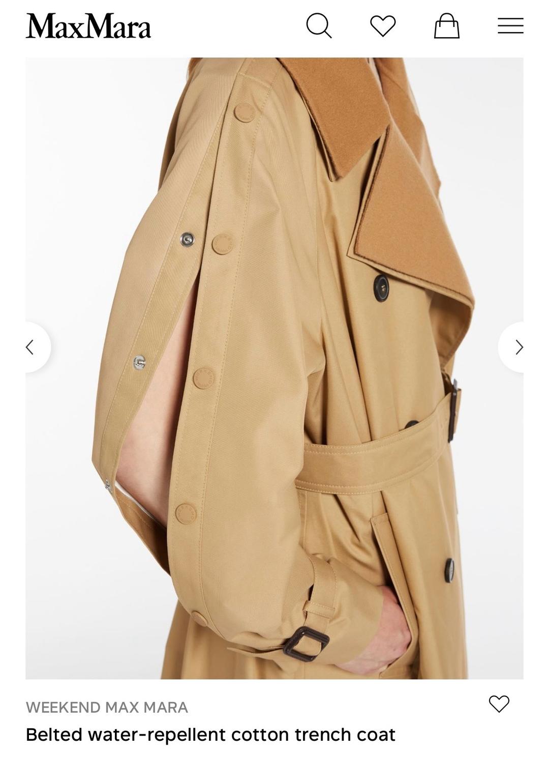 Max Mara новый тренч Max Mara (оригинал!) — фото 2