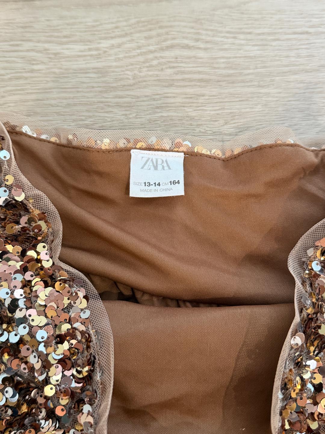 Zara Юбка ZARA с пайетками — фото 2