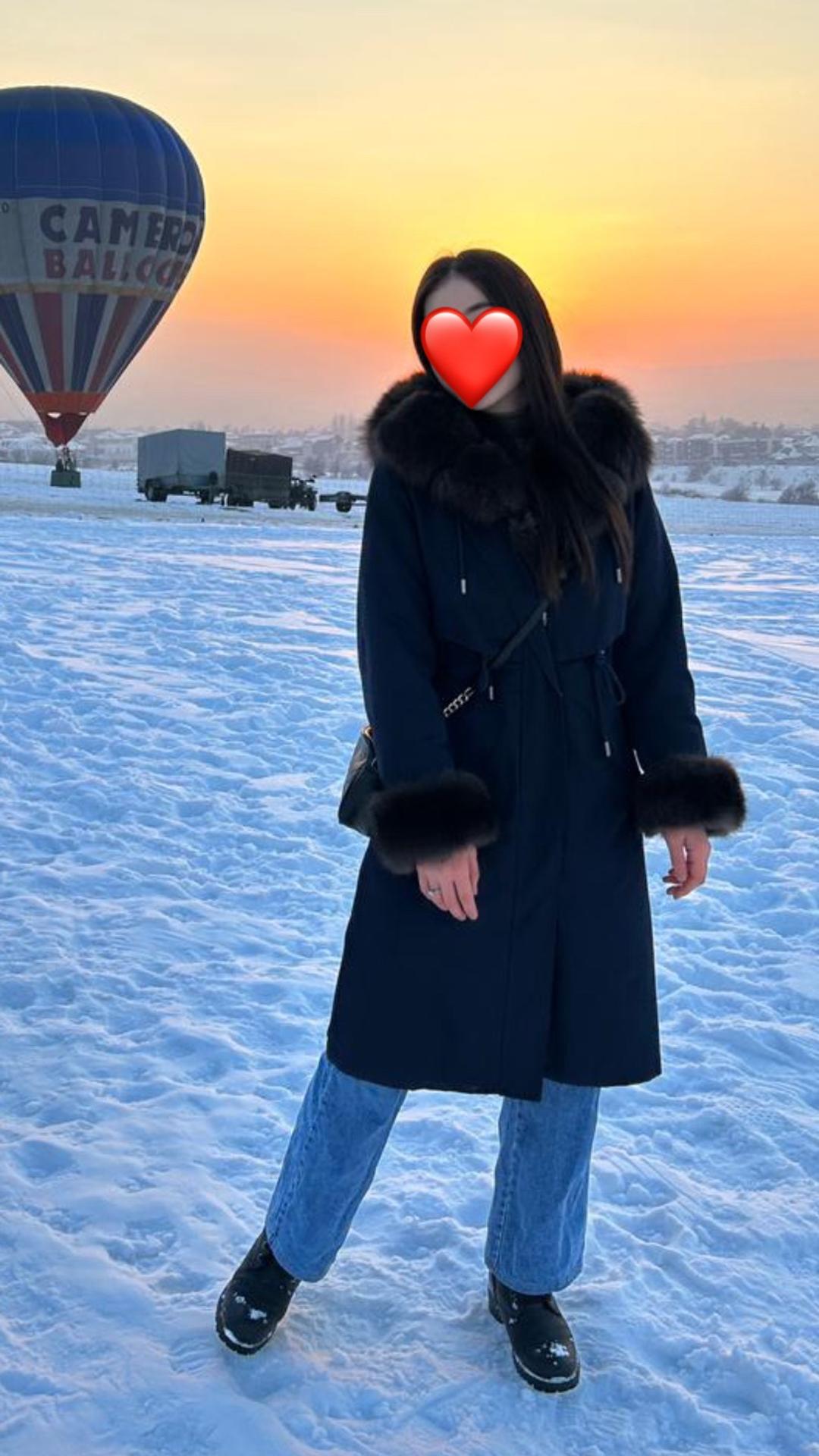 Парка с меховым воротником — фото 2