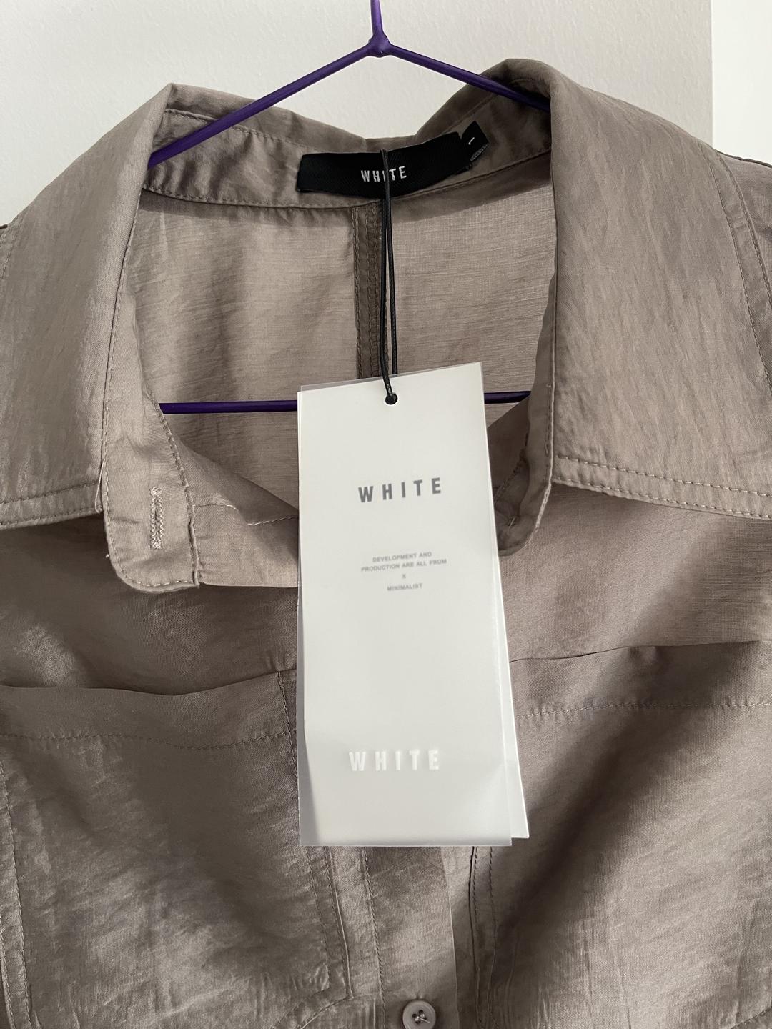 Нет бренда Рубашка White — фото 2