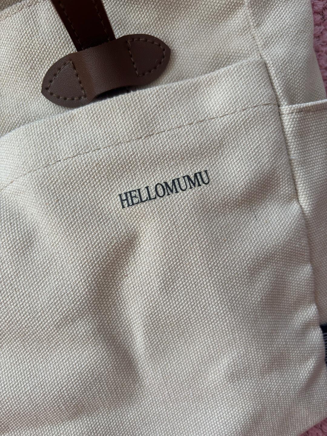 Hellomumu Черная и бежевая сумка — фото 2