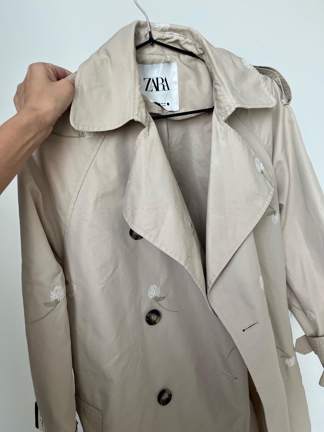 Zara Тренч ZARA с вышивкой — фото 2