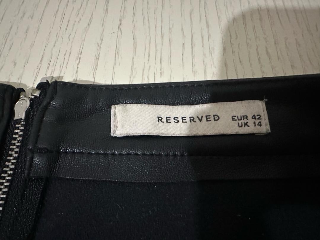 Reserved Юбка Reserved из экокожи — фото 2