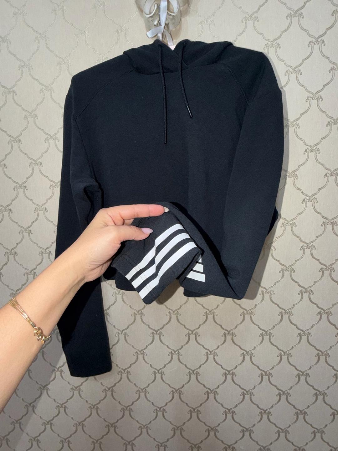 Adidas Укороченное худи adidas — фото 2