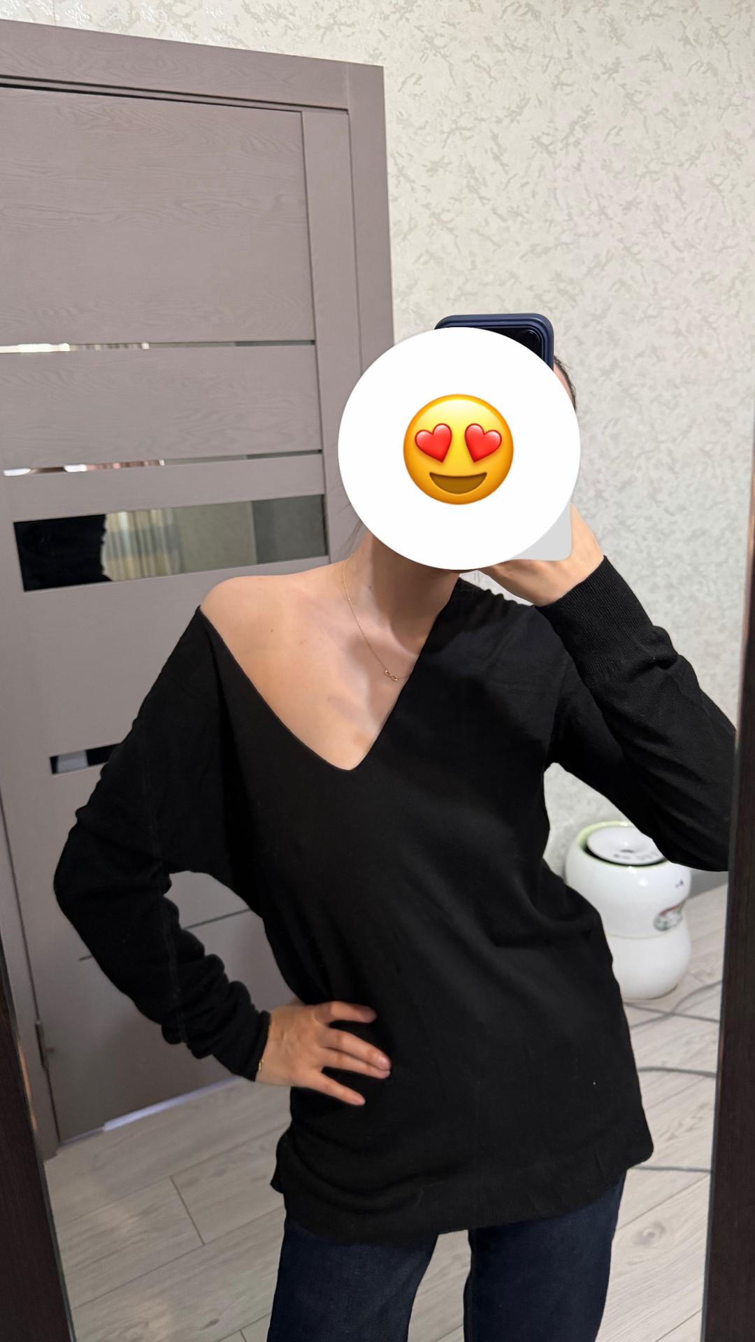Mango Черная кофта mango s-m — фото 2