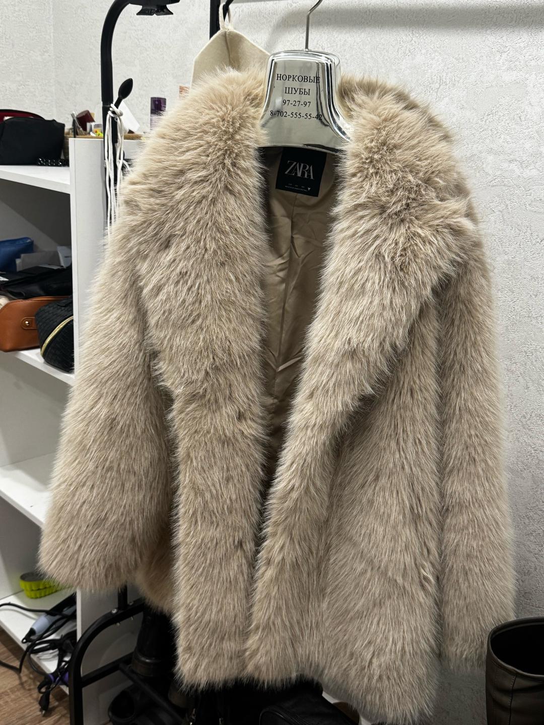 Zara ЭКО шуба Zara — фото 2