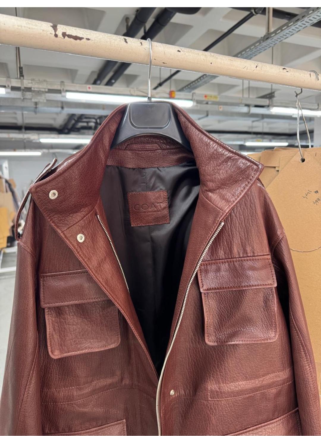 coat Кожаная куртка — фото 2