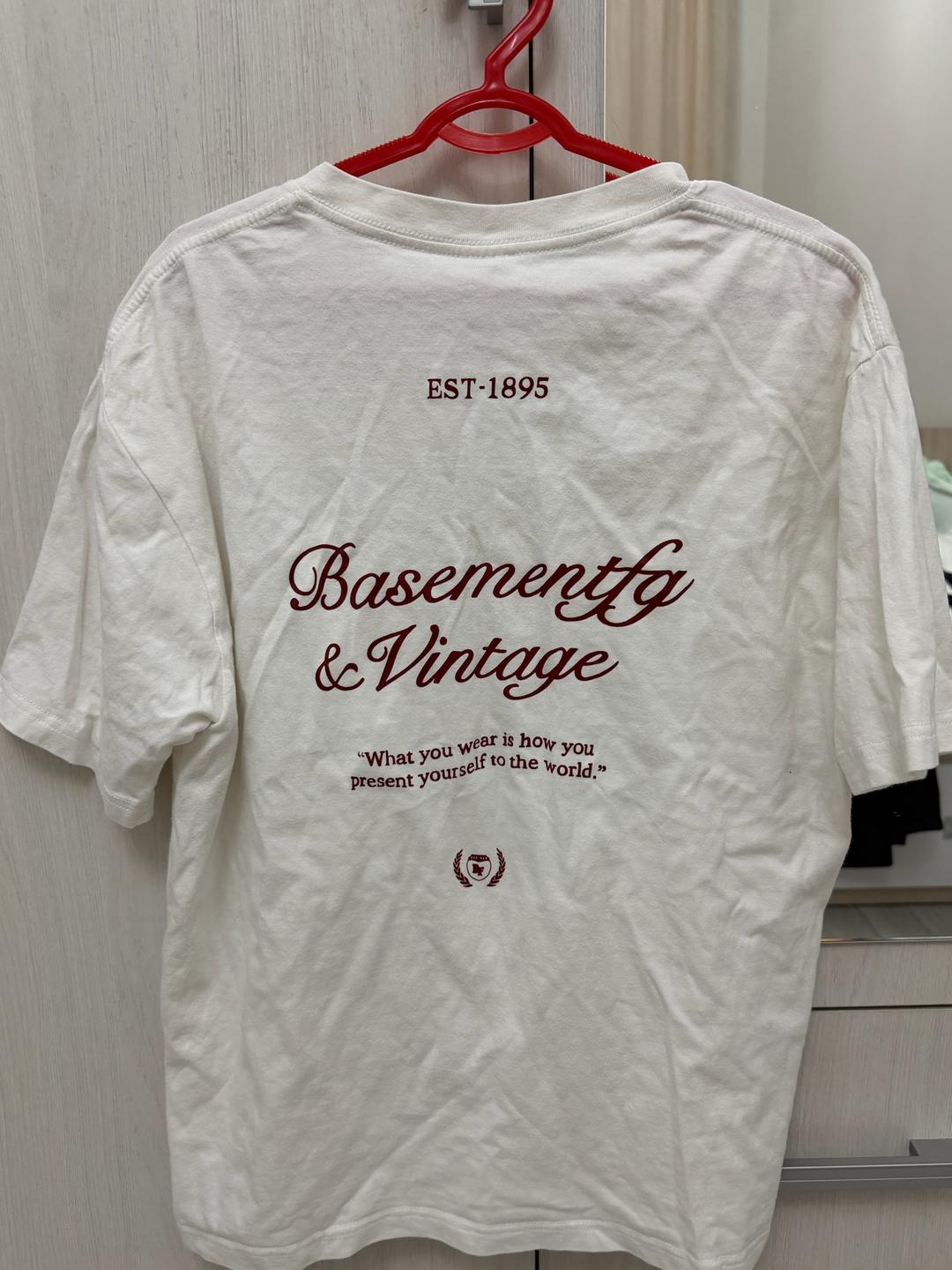 Винтаж Футболка Basement x Vintage с принтом — фото 2