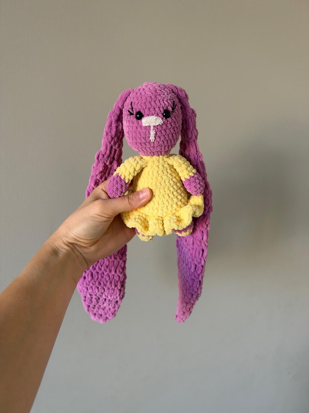 Handmade (ручная работа) Вязаная игрушка Зайка (ручная работа) — фото 2