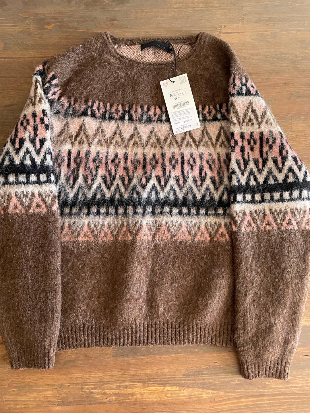 Zara Жаккардовый свитер Zara — фото 2