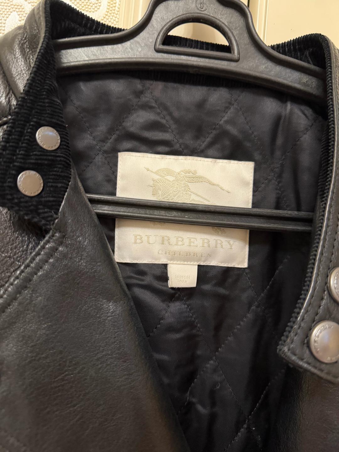 Burberry Burberry кожаная куртка косуха — фото 2