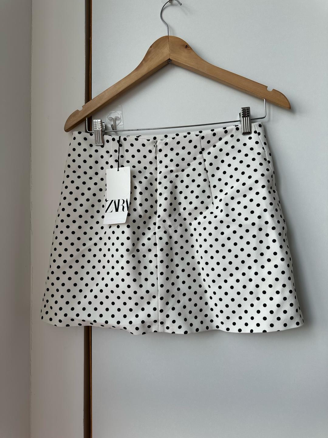 Zara Юбка Zara в горошек — фото 2