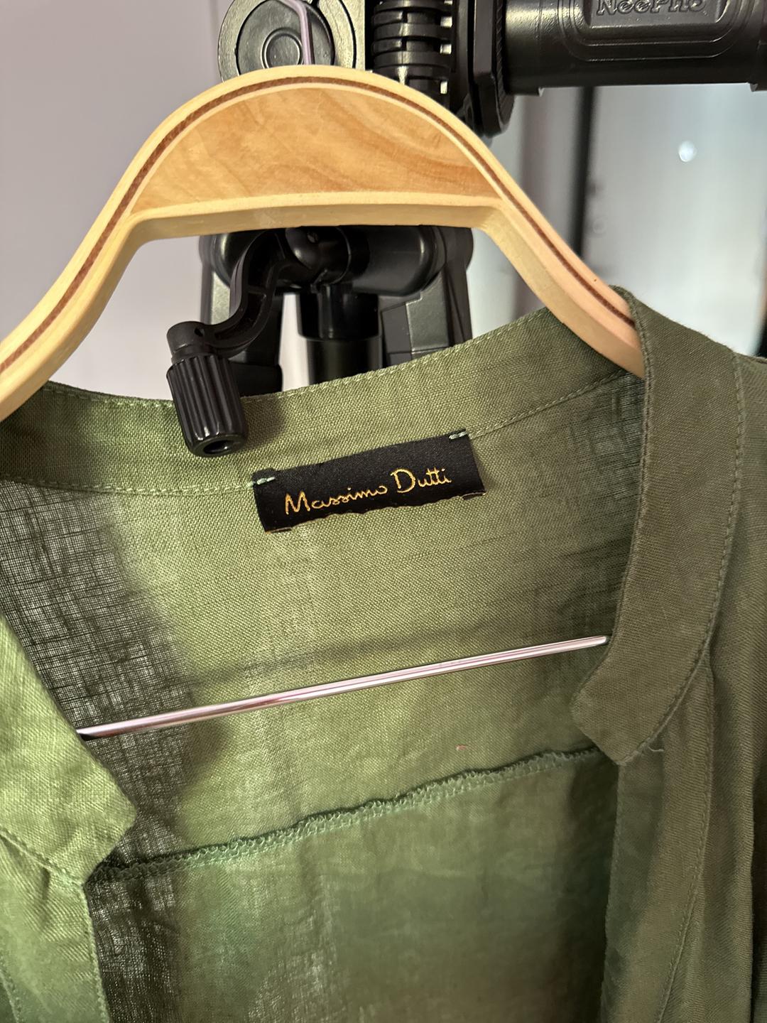Massimo Dutti Зеленая рубашка — фото 2
