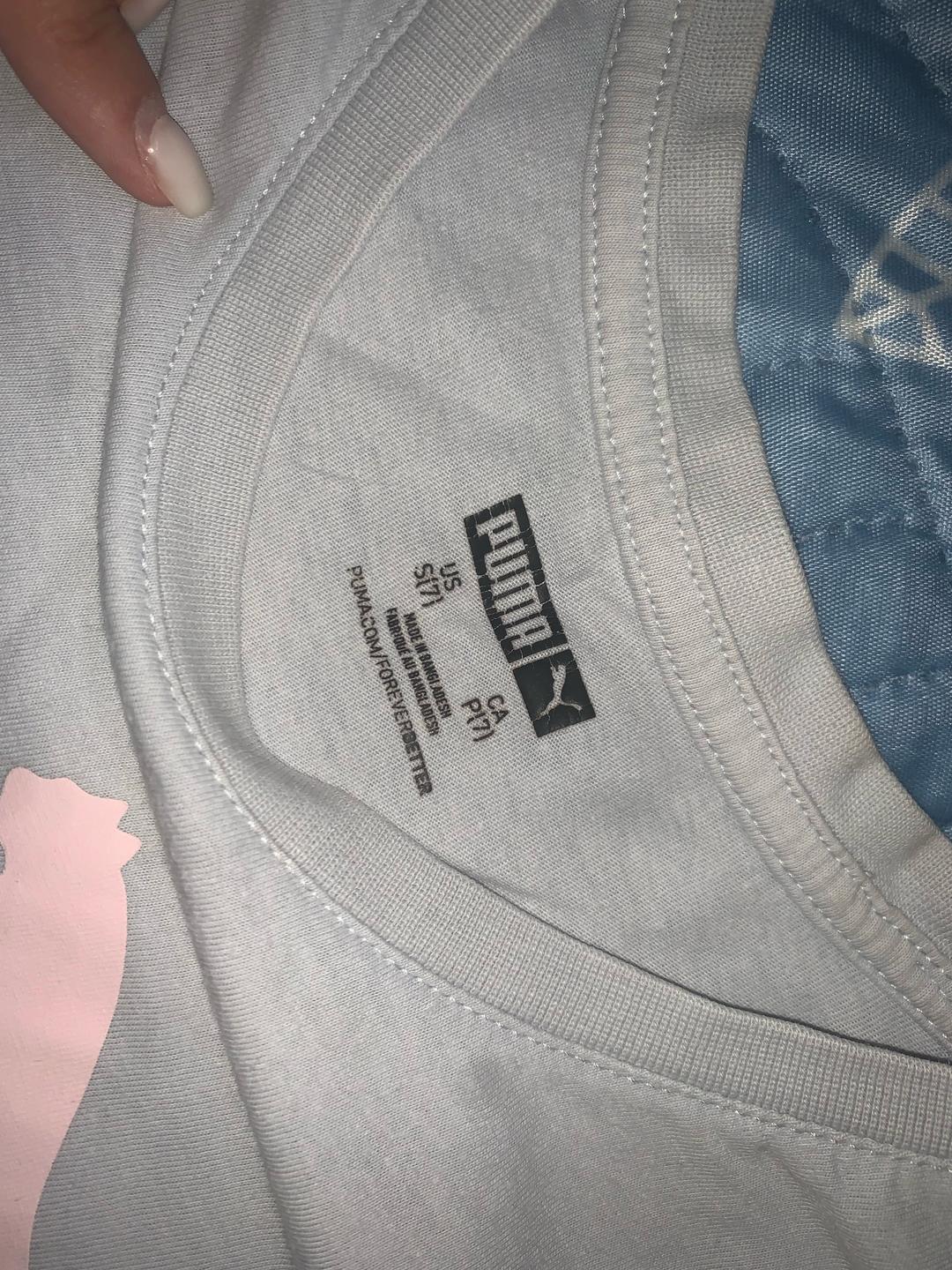 Puma Нежно синия футболка puma — фото 2