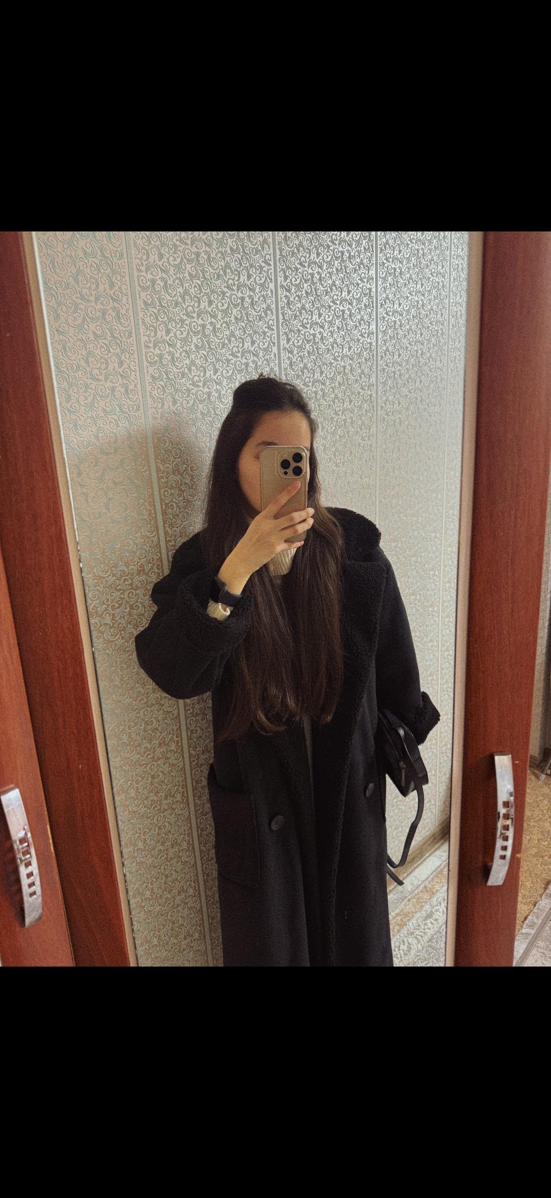 Alisha Atelier Длинная дублёнка 🖤 — фото 2