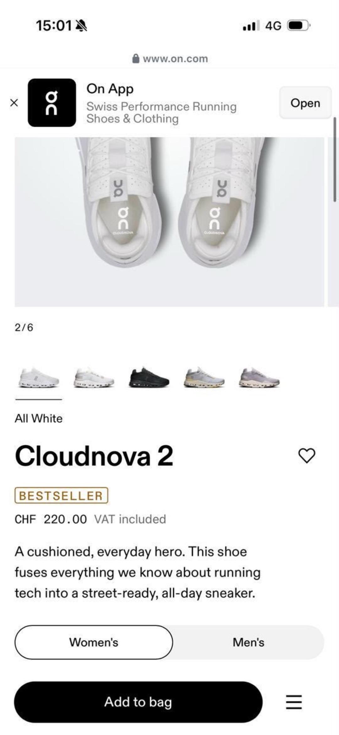 On Running Кроссовки On Cloudnova 2 — фото 2