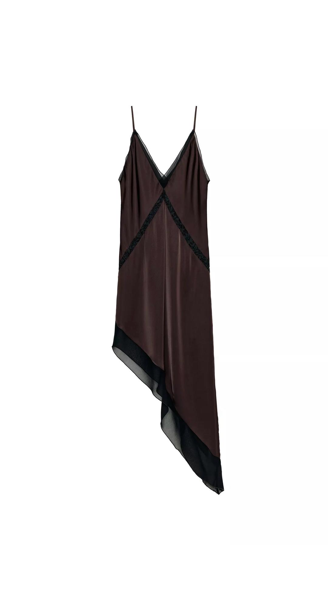 Zara Платье из сатина Zara — фото 2