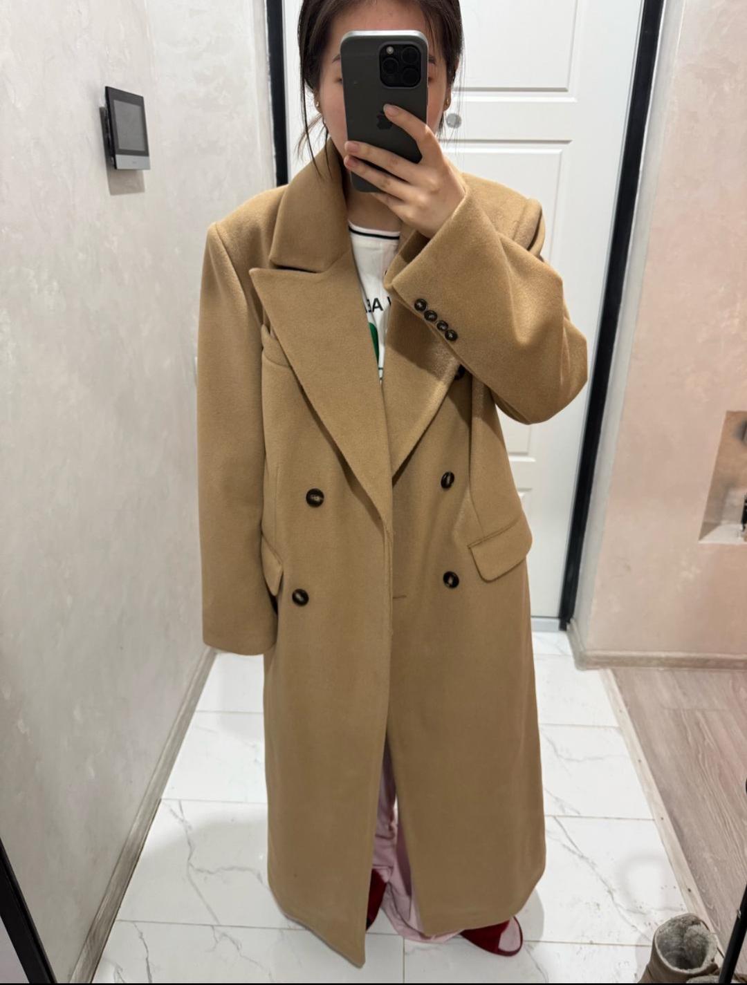 melin clo Пальто melin clo из шерсти альпака — фото 2