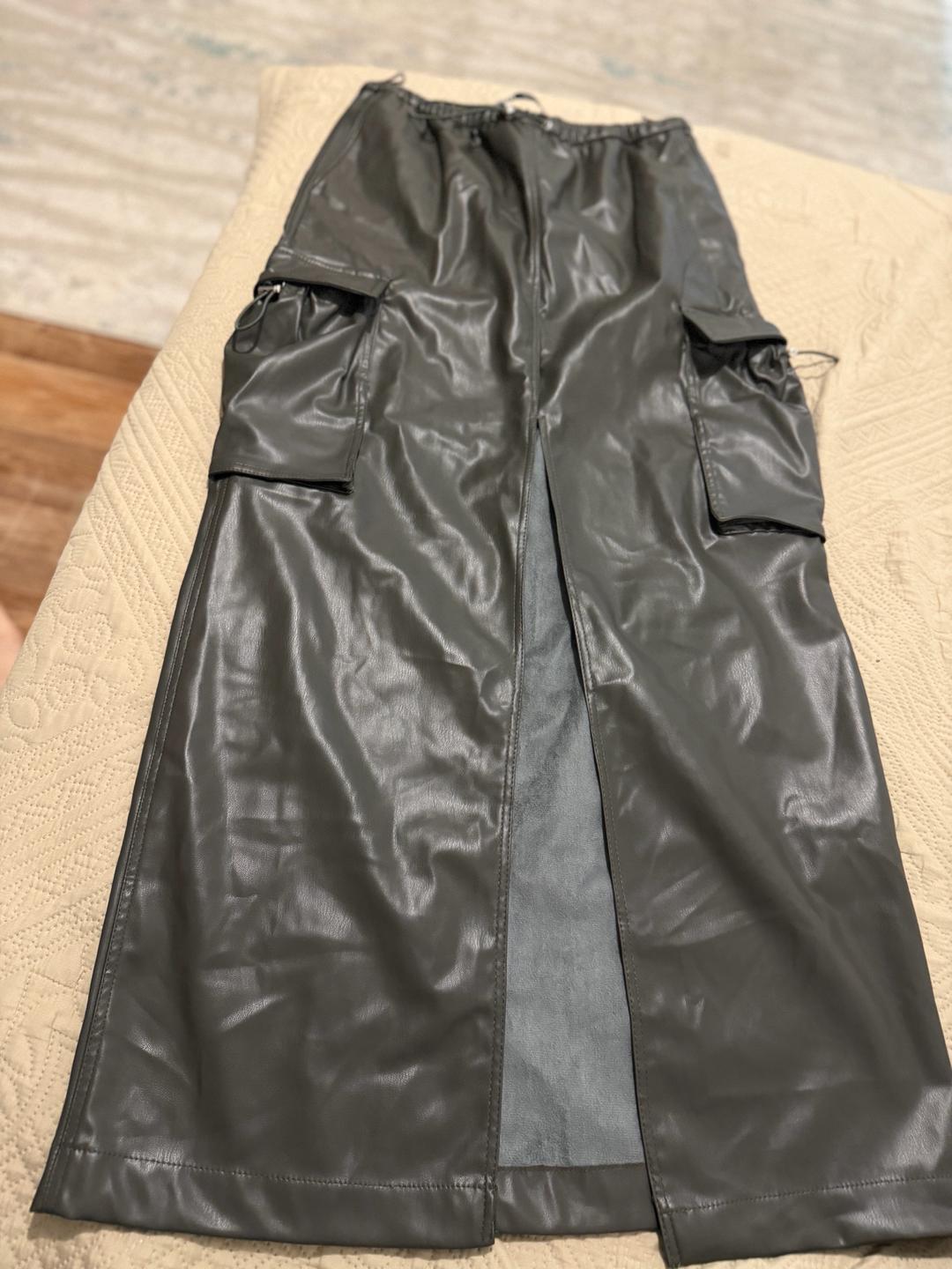 Zara Юбка Зара из эко кожи — фото 2