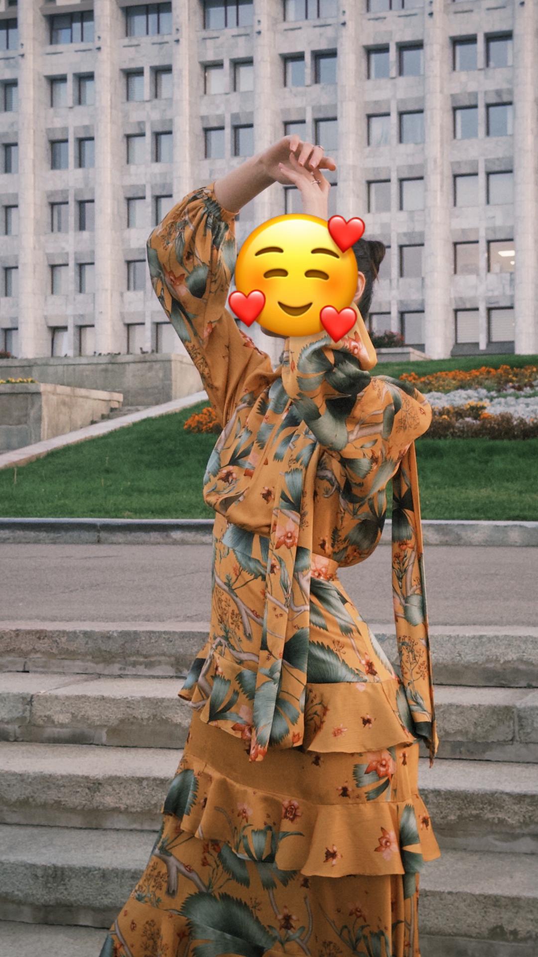 Нет бренда Платье макси в цветочный принт — фото 2