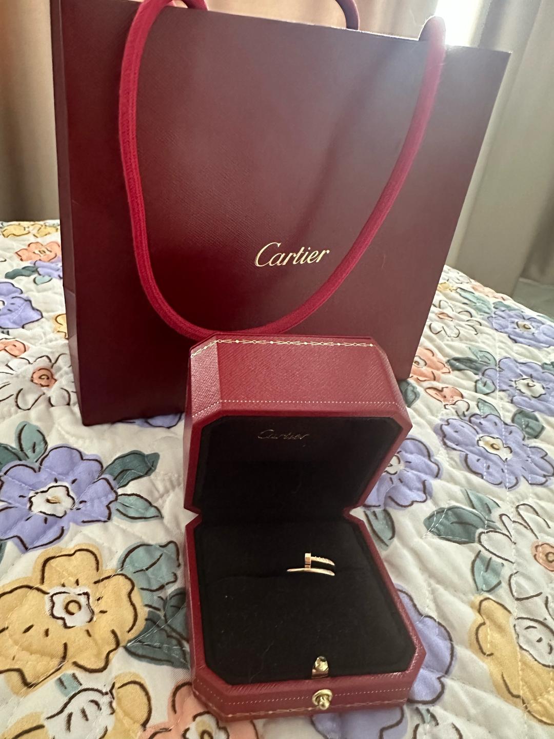 Cartier оригинальное кольцо Cartier just un clou розовое золото полная упаковка/чек 49р — фото 2