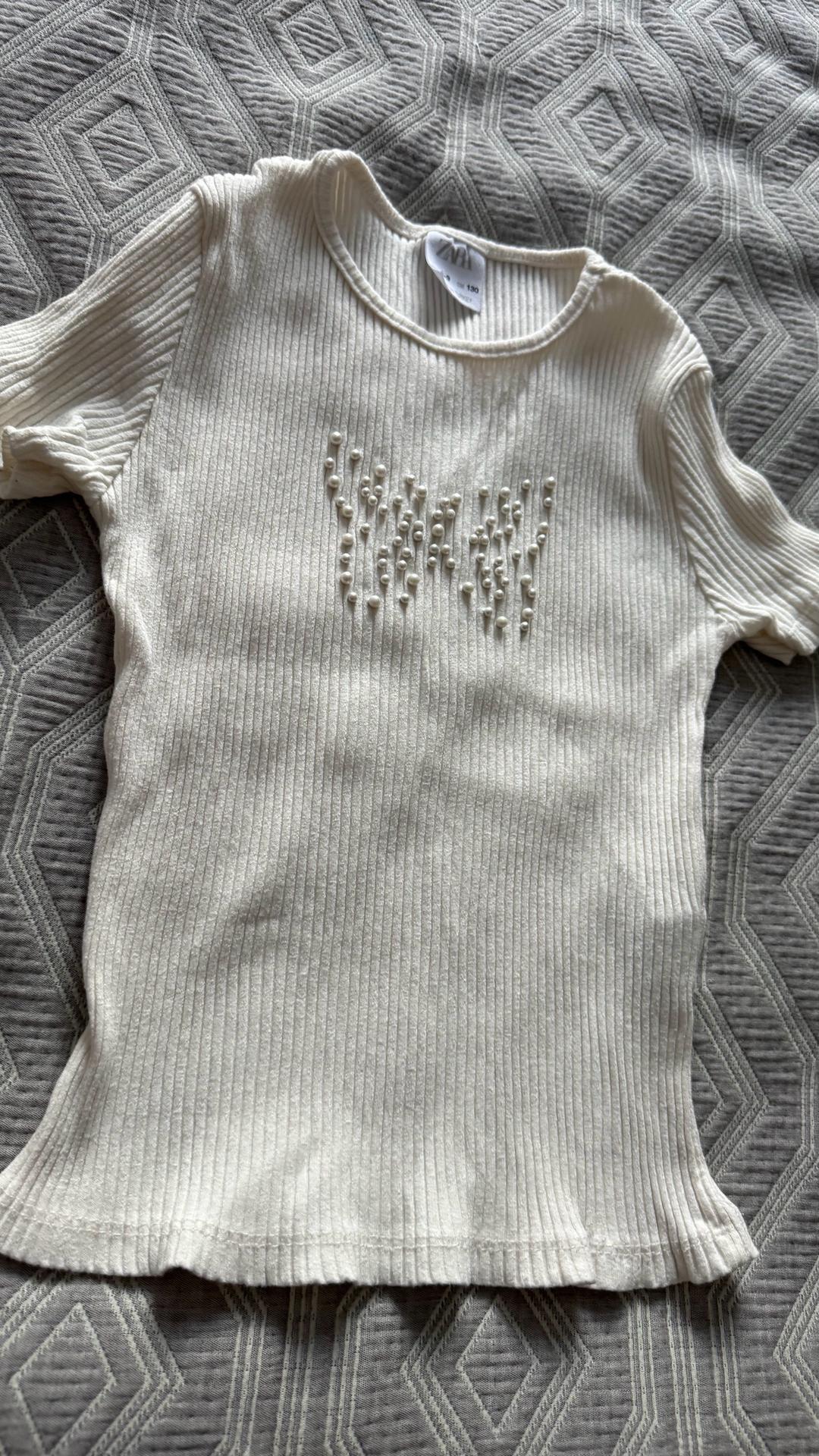 Zara Футболка белая — фото 2