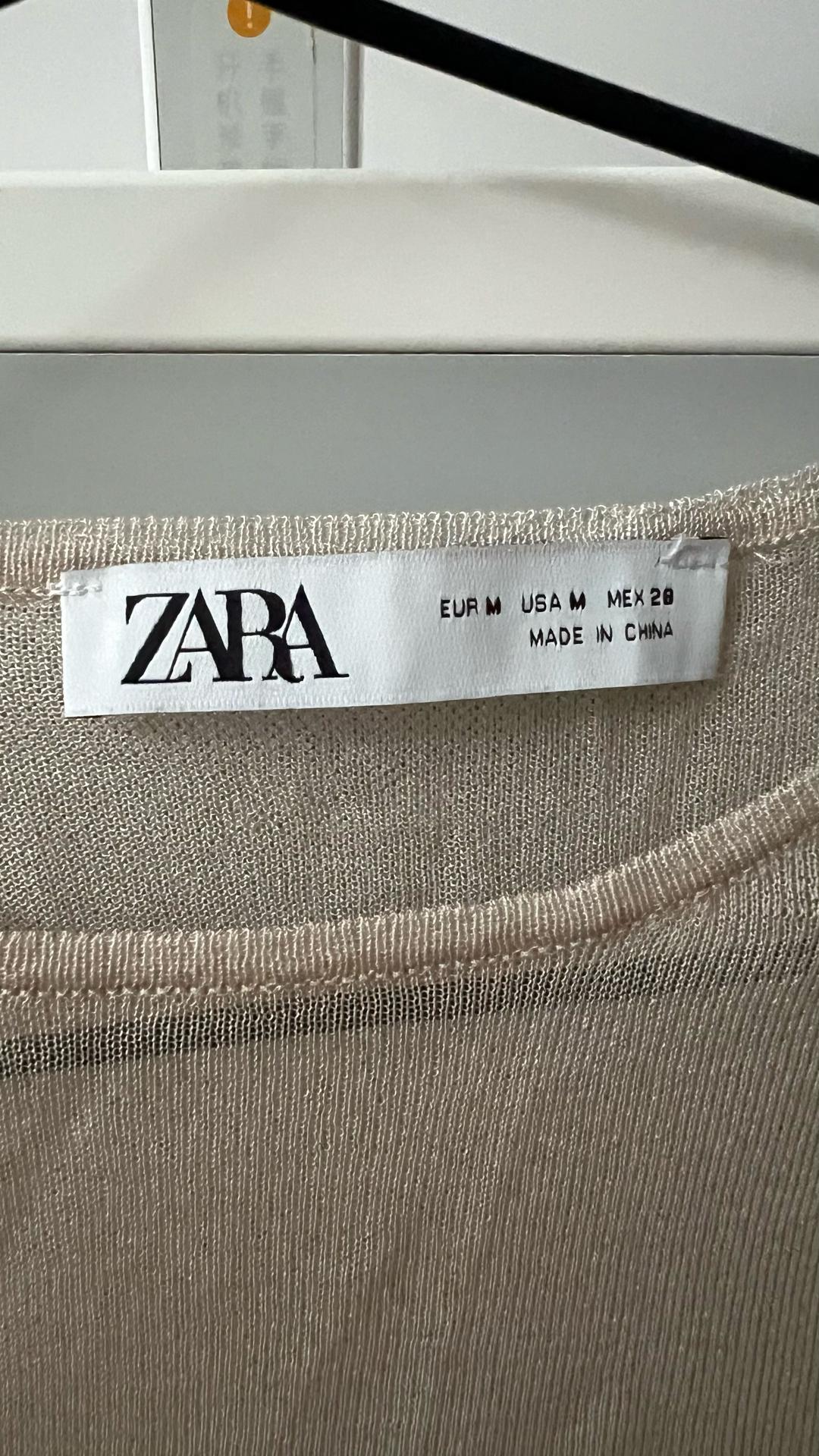 Zara ZARA топ с длинным рукавом и юбка — фото 2