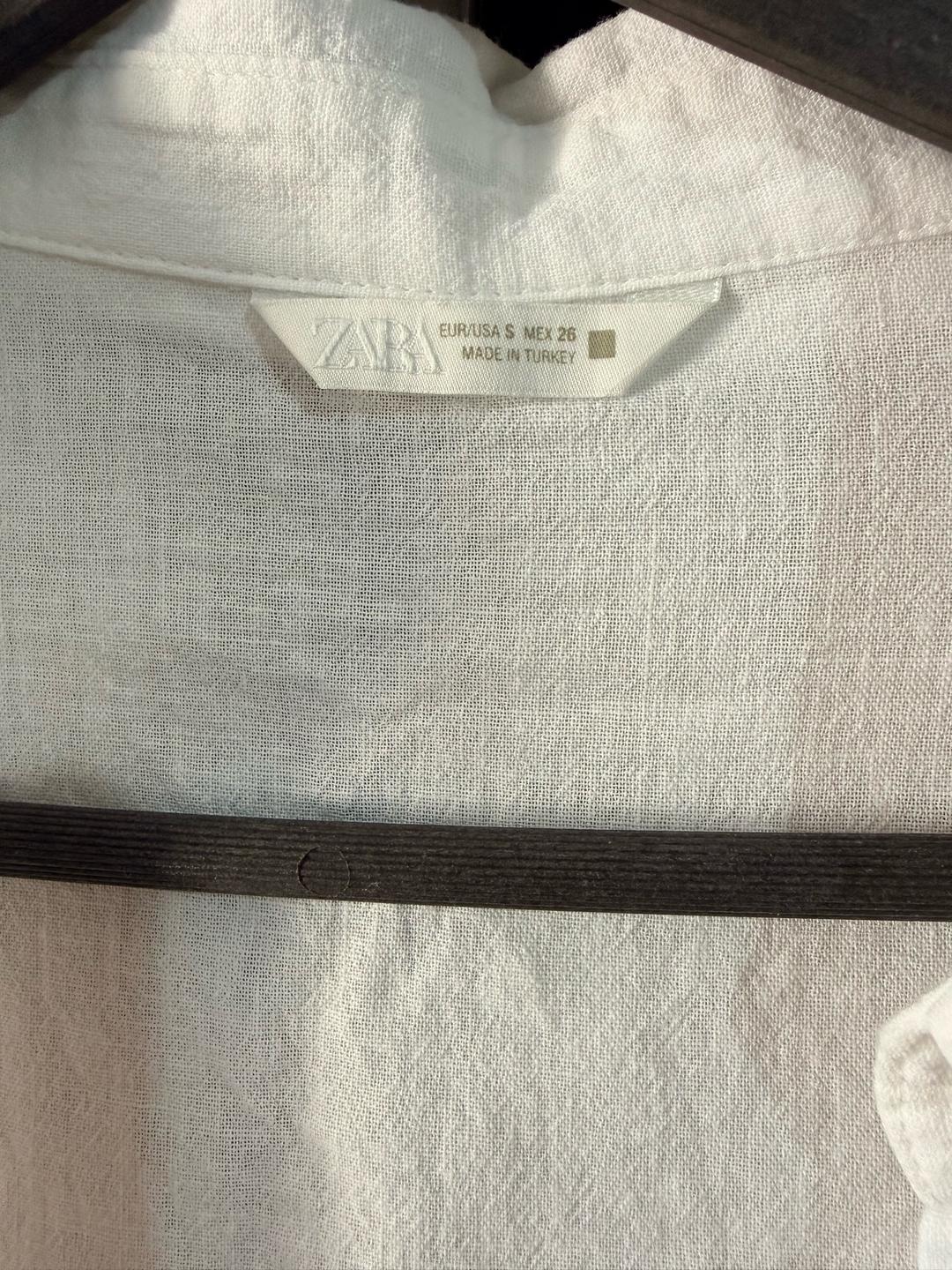 Zara Блуза Zara с кружевом — фото 2
