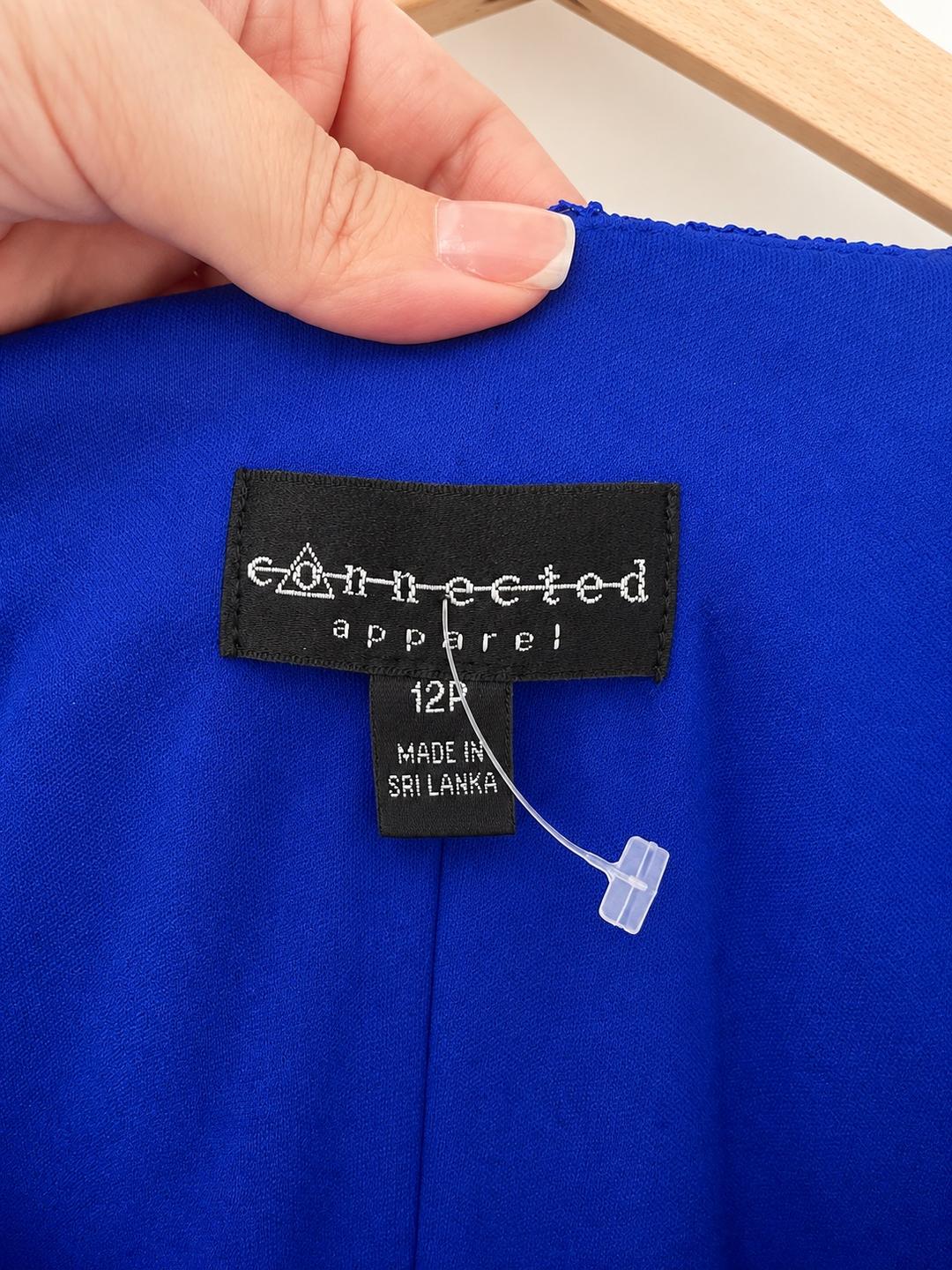 connected apparel Новое кружевное платье Connected Apparel цвета электрик 💙✨ — фото 2