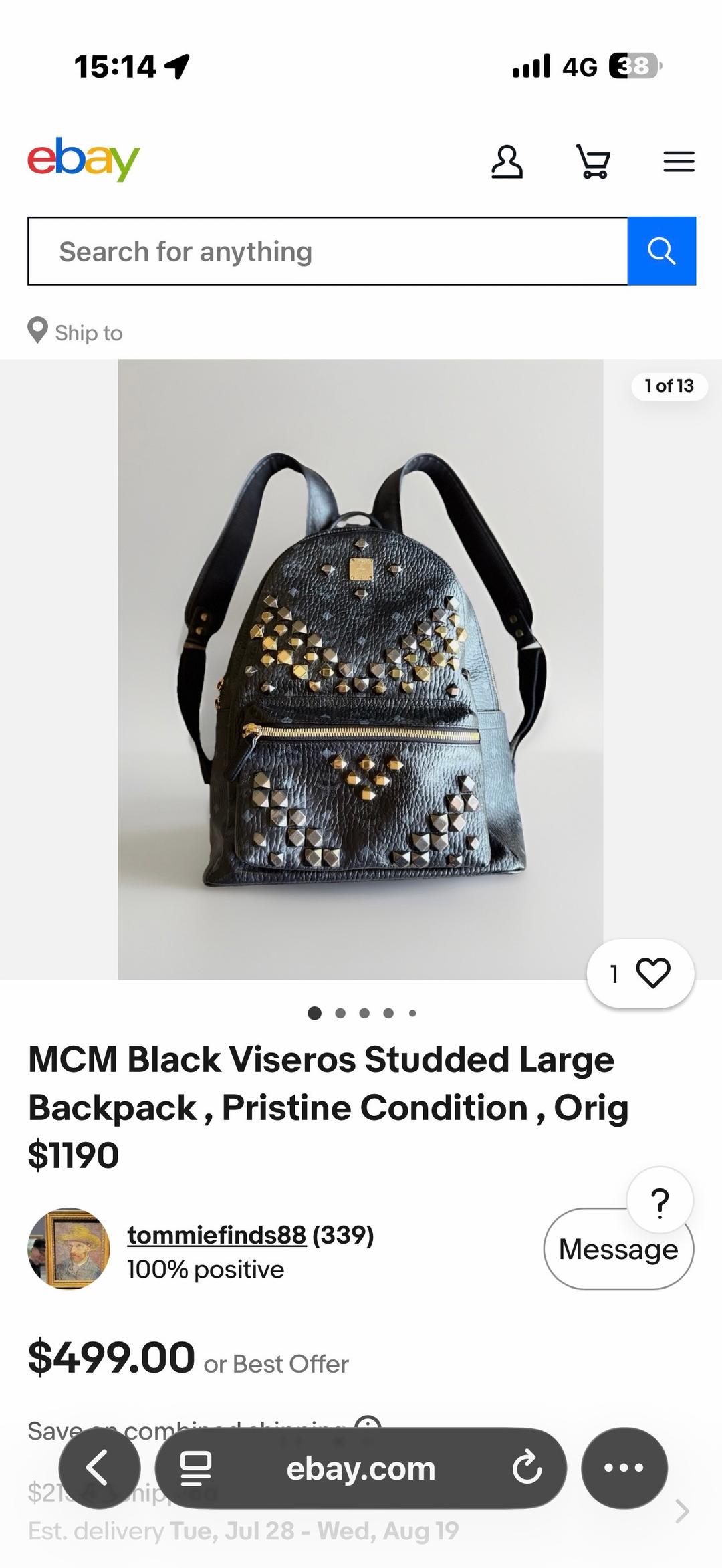 MCM MCM bookbag backpack — фото 2