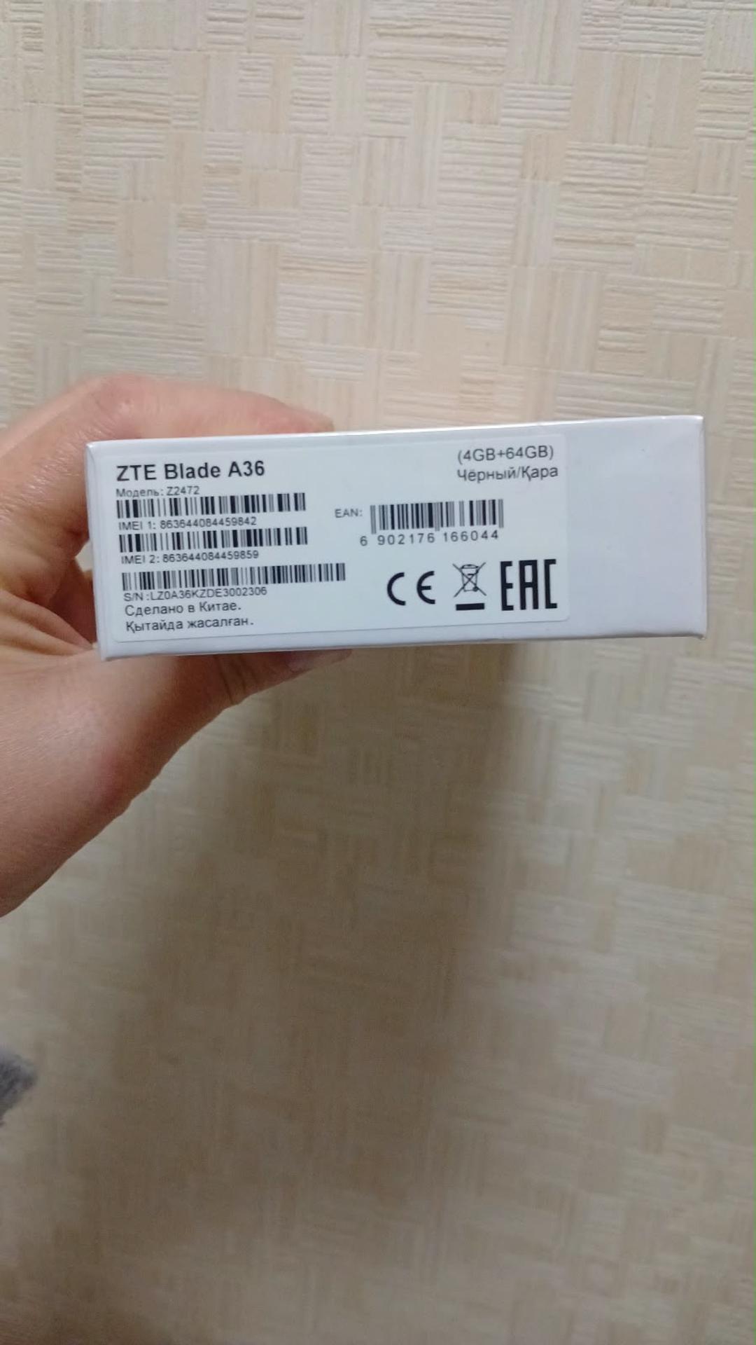 zte Новый ZTE Blade A36, 64 GB — фото 2