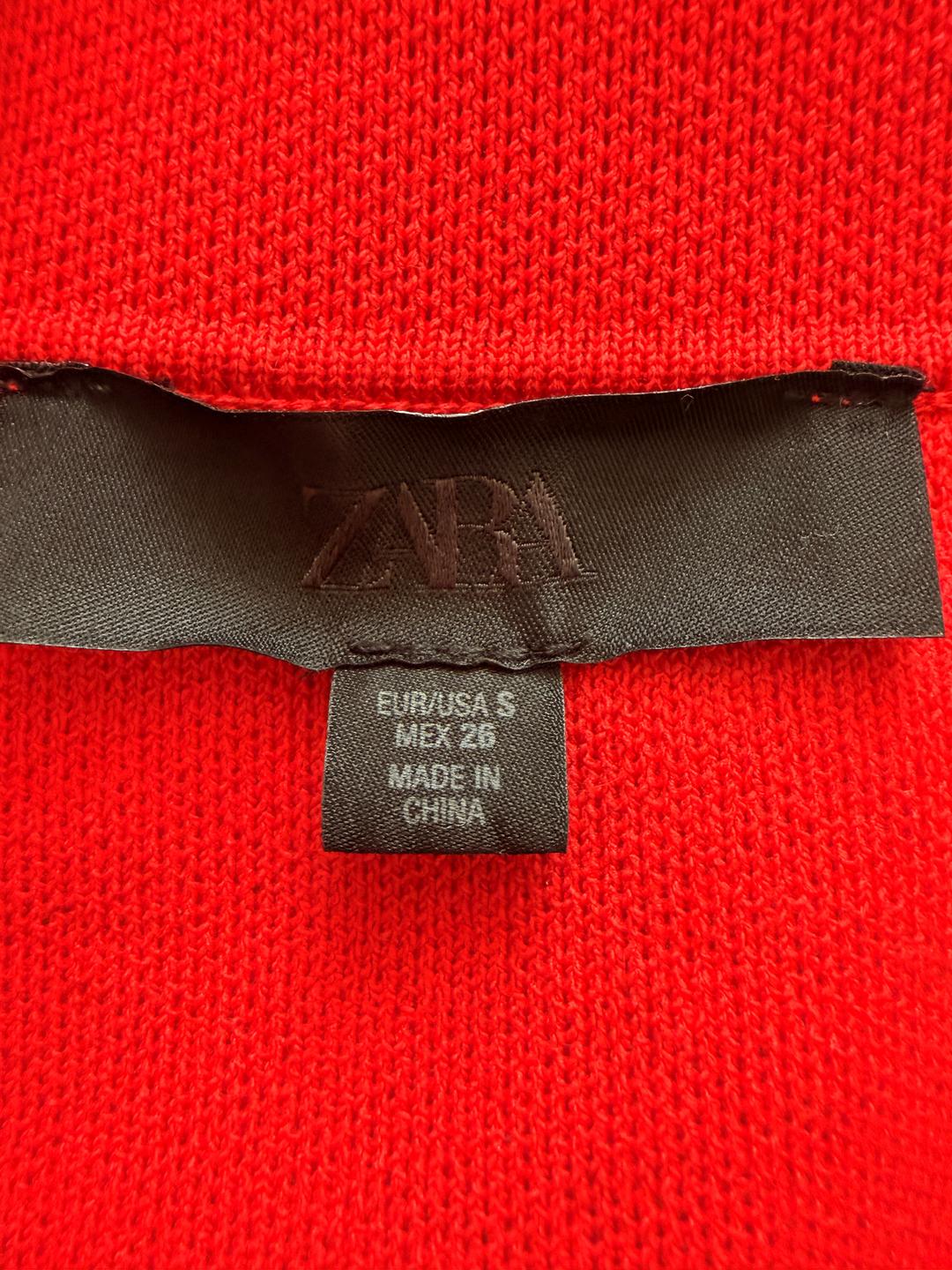 Zara Красное платье ZARA на молнии — фото 2
