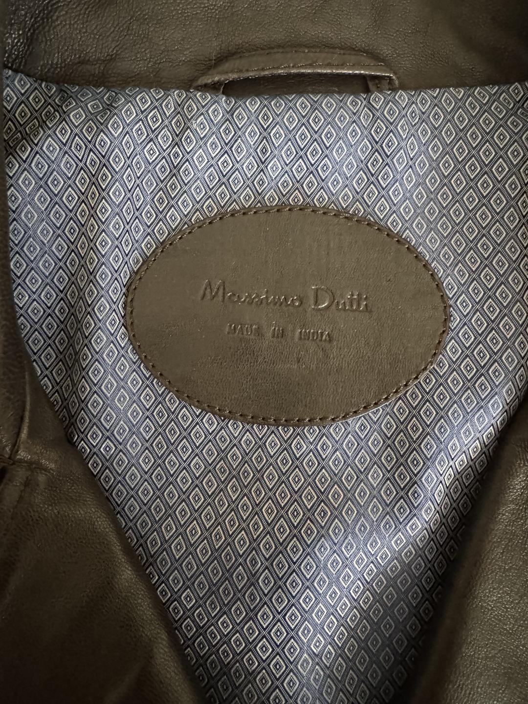 Massimo Dutti Massimo Dutti кожаная куртка — фото 2