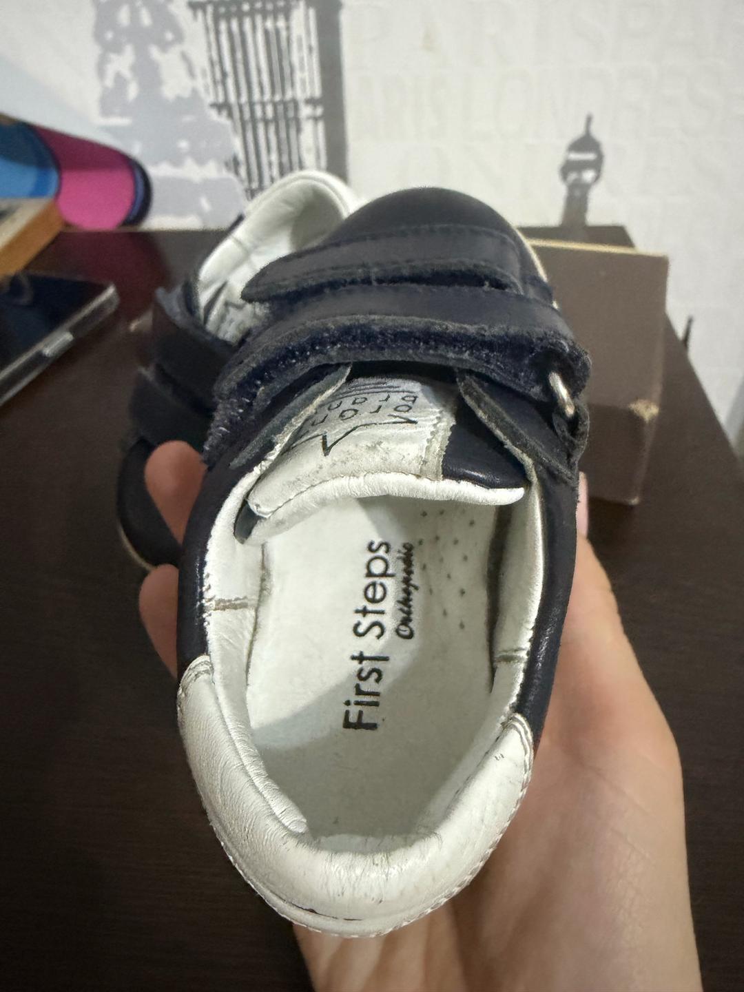 First Steps Кроссовки детские кожа — фото 2