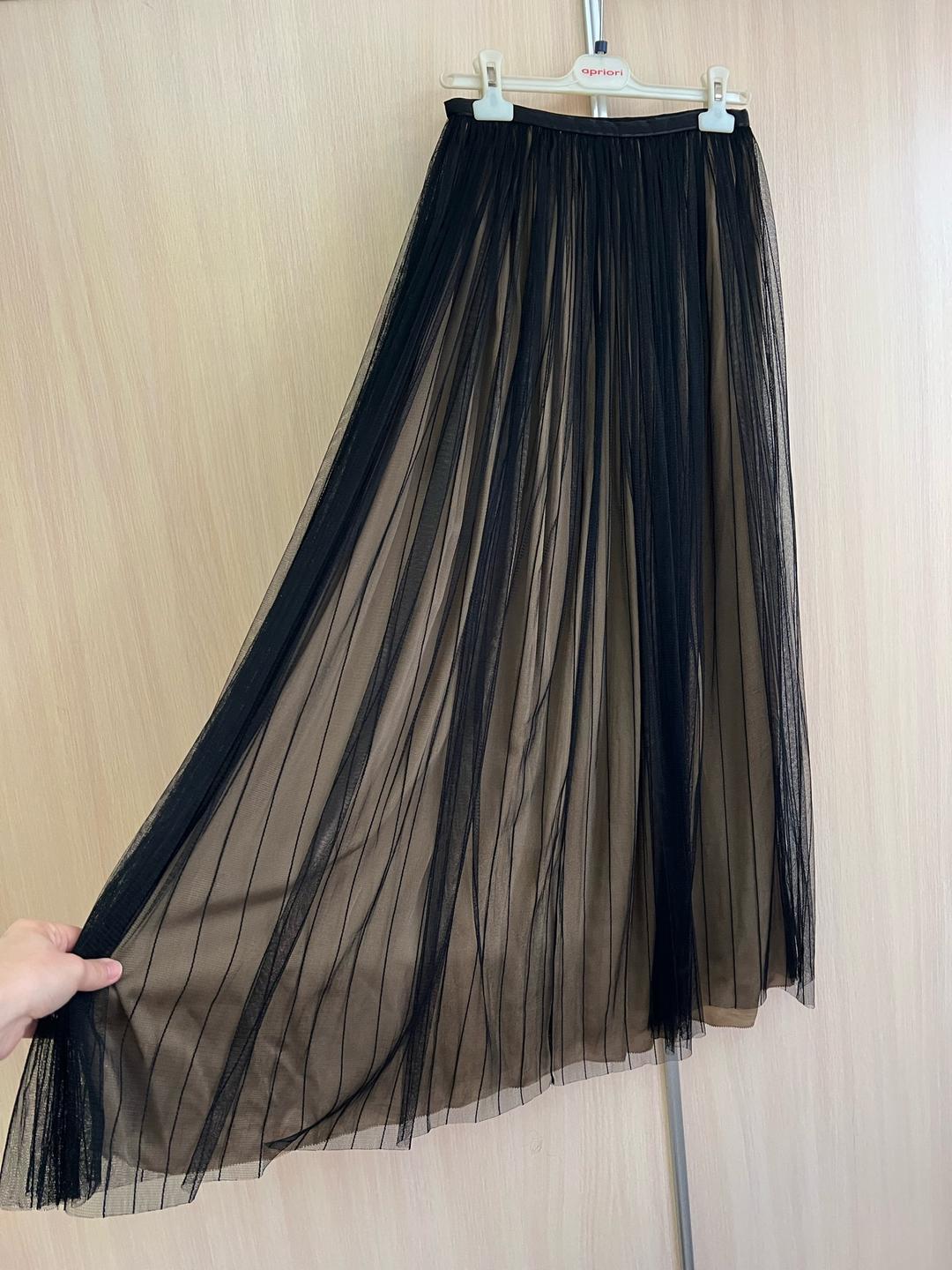 Massimo Dutti Юбка фатиновая миди — фото 2