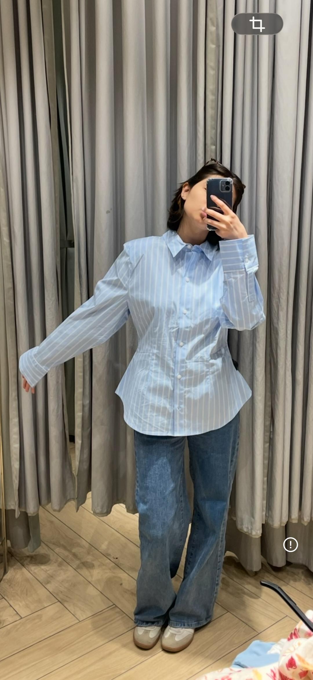 H&M Рубашка в полоску — фото 2
