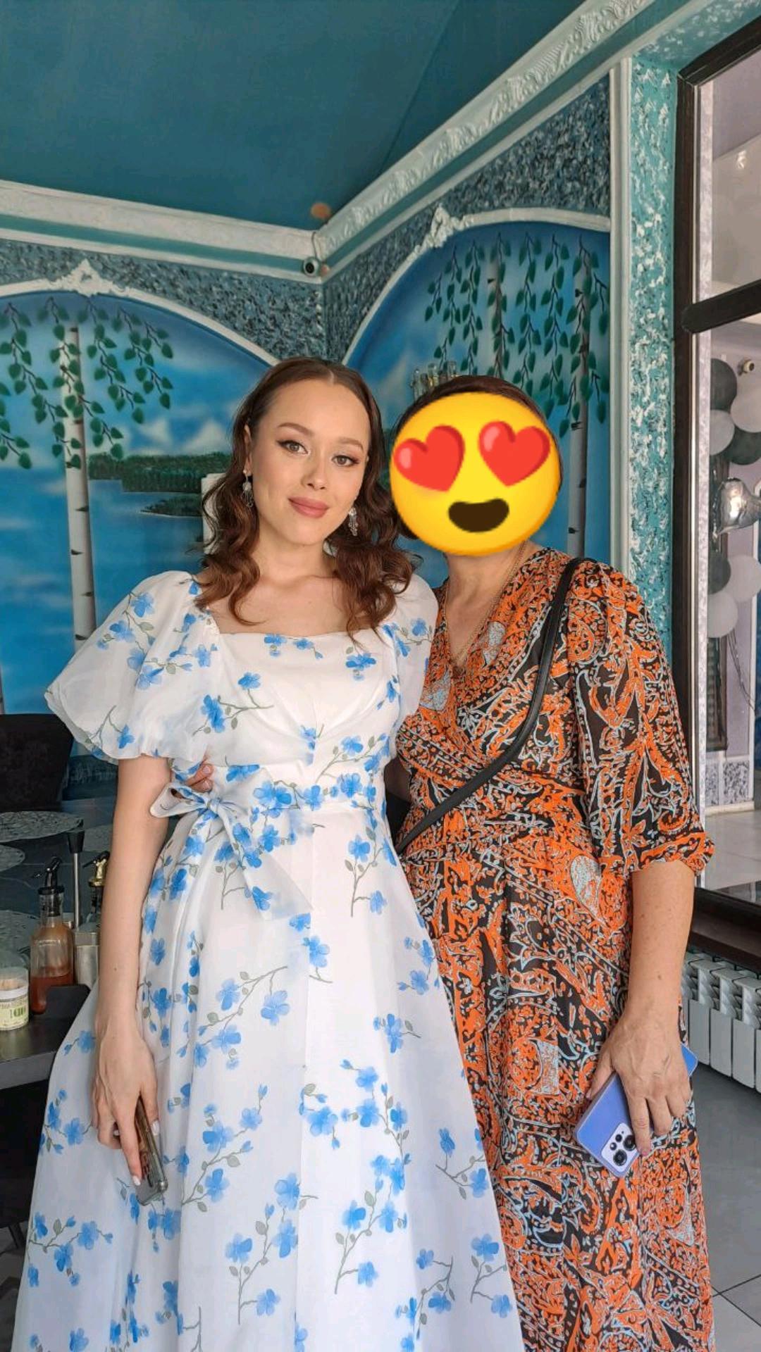 Нет бренда 💙 Очень нежное платье небесно-голубого цвета 💙Надевалось всего один раз — фото 2