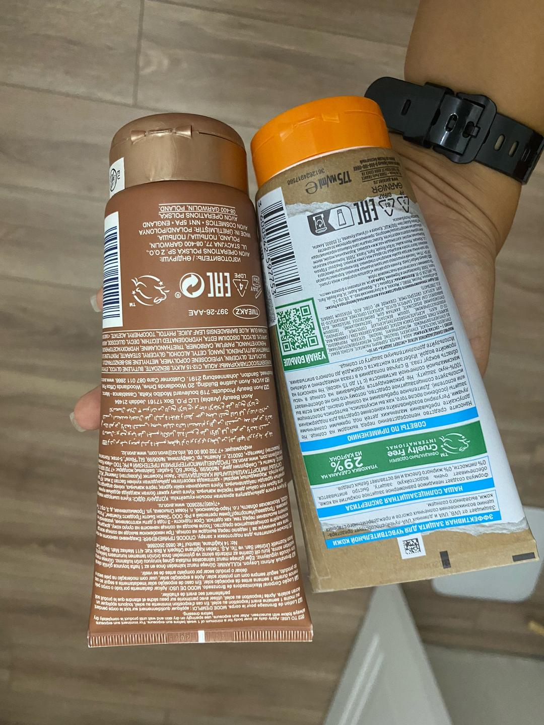Garnier Лосьон для усиления загара и молочко с спф 50 — фото 2