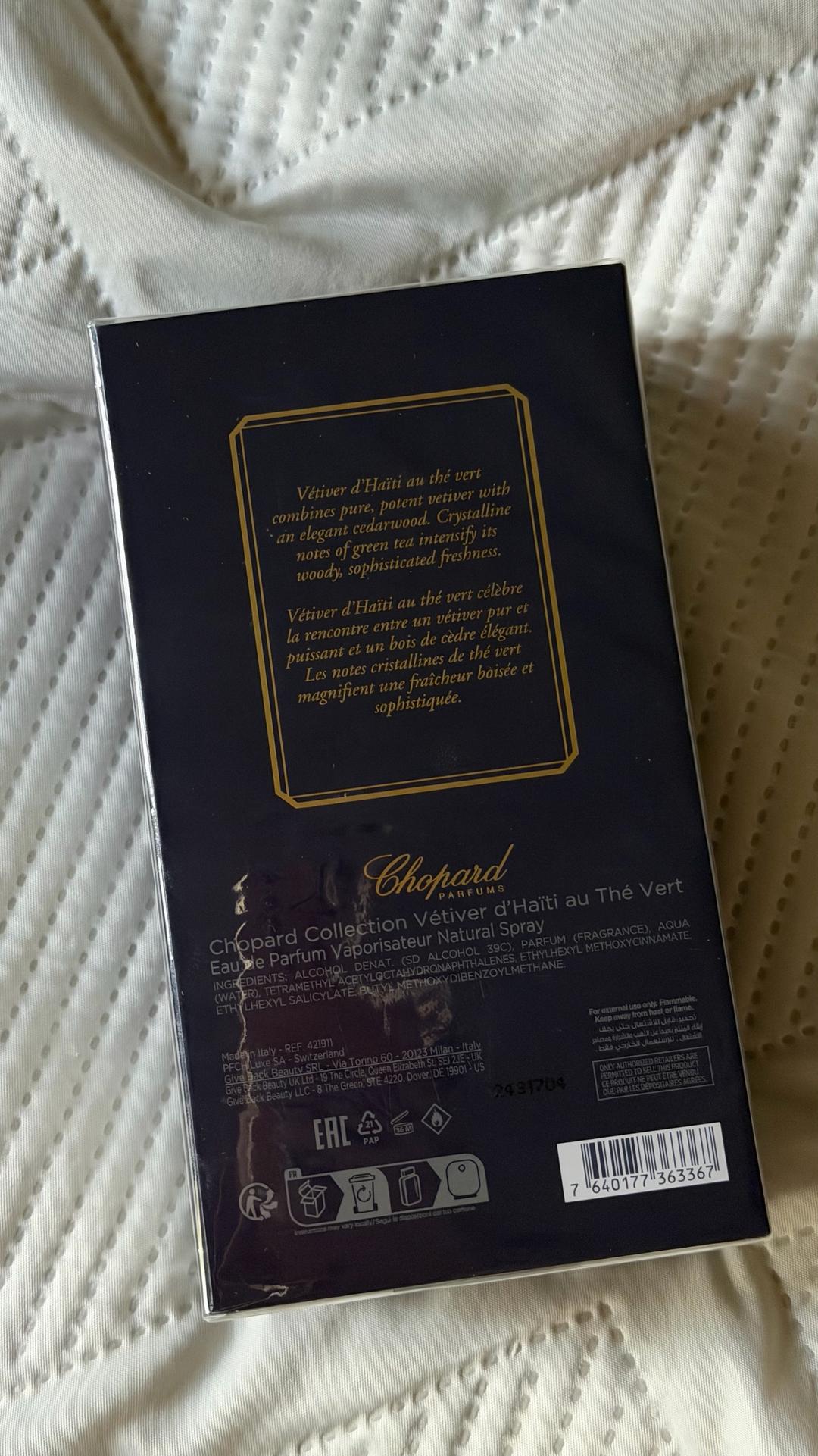 Chopard Chopard Vetiver d'Haiti au the vert парфюмерная вода 100 мл — фото 2