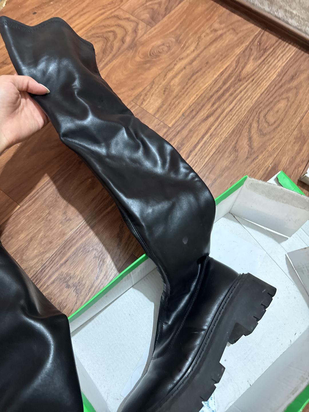 Сапоги-чулки на платформе — фото 2