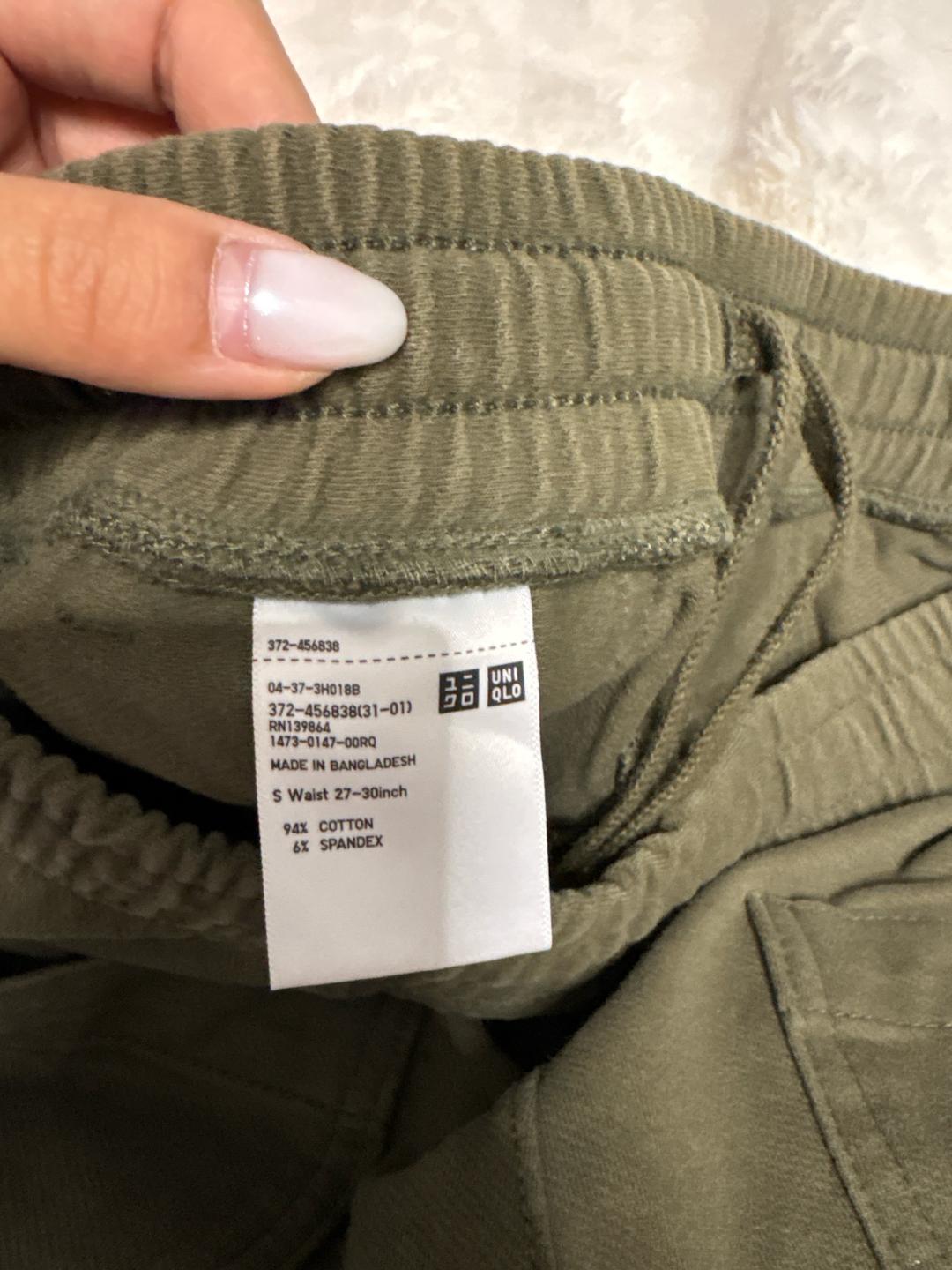Uniqlo Uniqlo джоггеры оливковые — фото 2