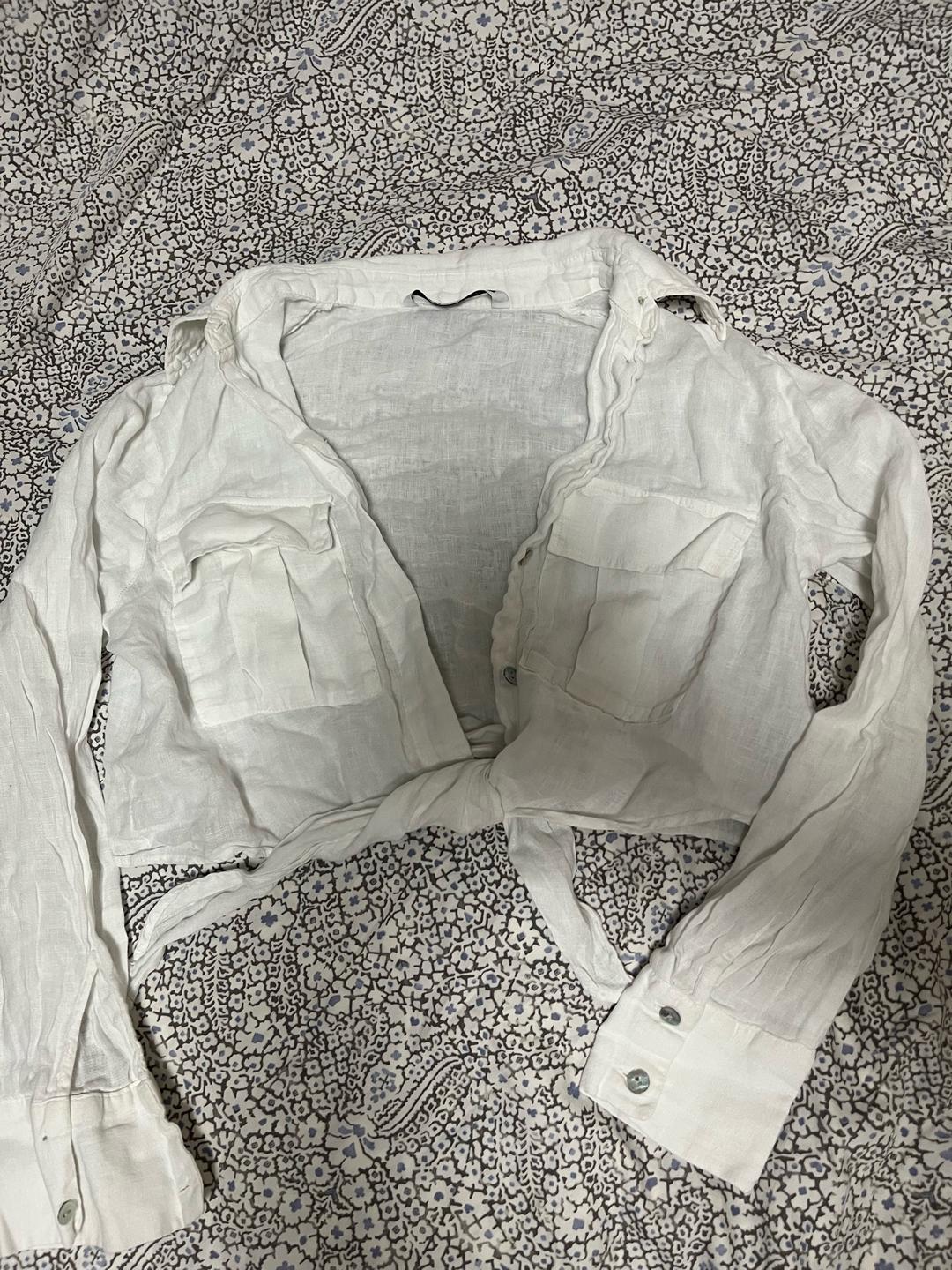 Zara Укороченная рубашка ZARA — фото 2