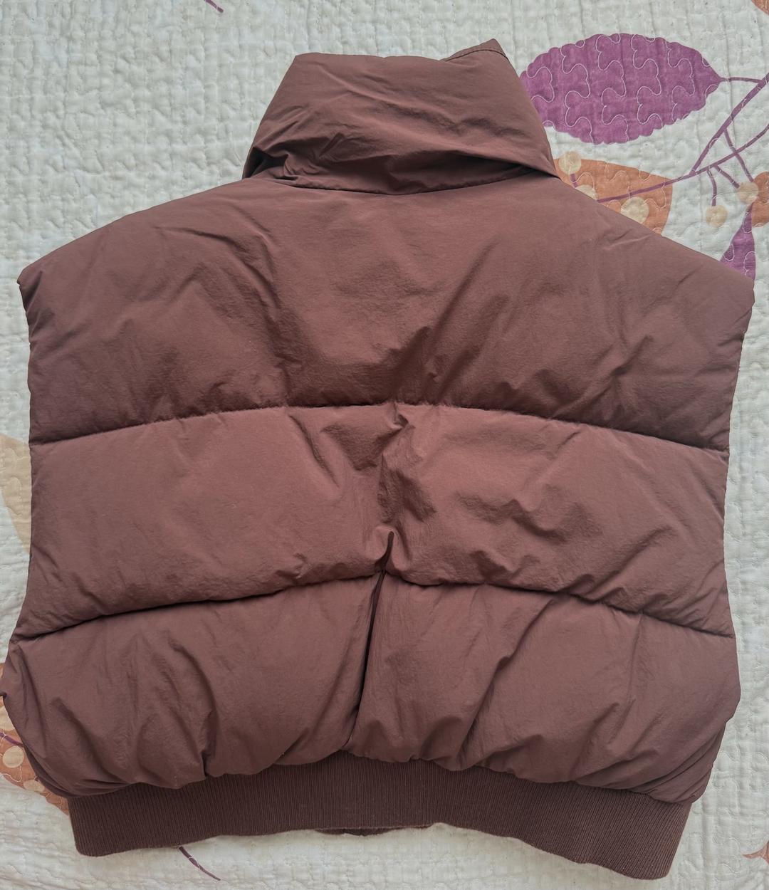Zara Жилетка Zara бордовая — фото 2